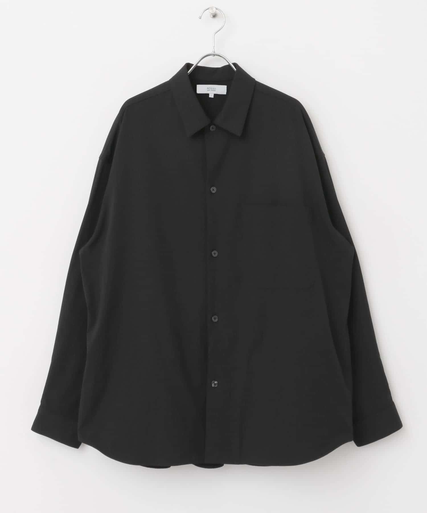 『セットアップ対応』MARUI ORIMONO　3H DryFabricストレッチシャツジャケット BLACK M