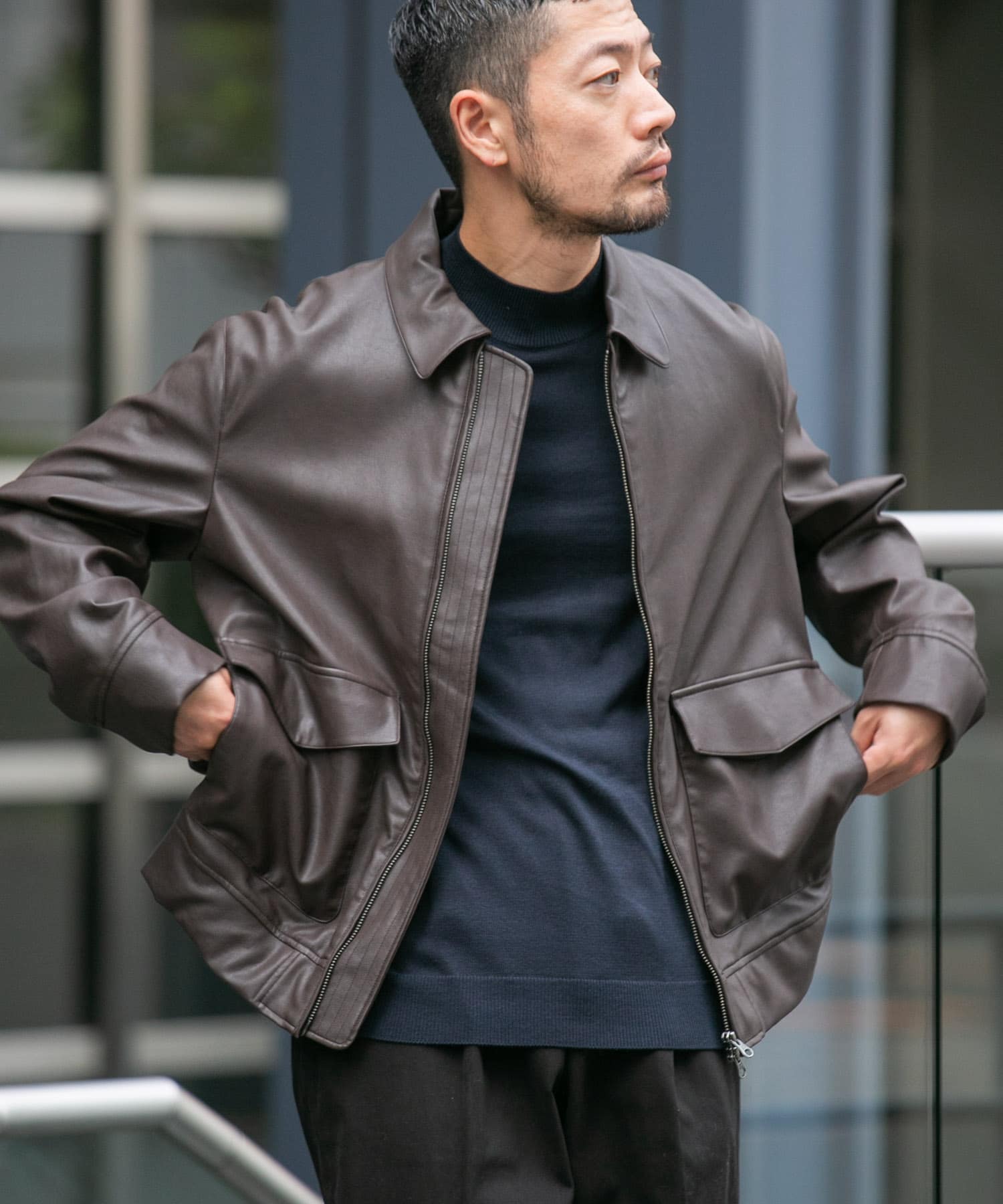 身長：173cm サイズ：L