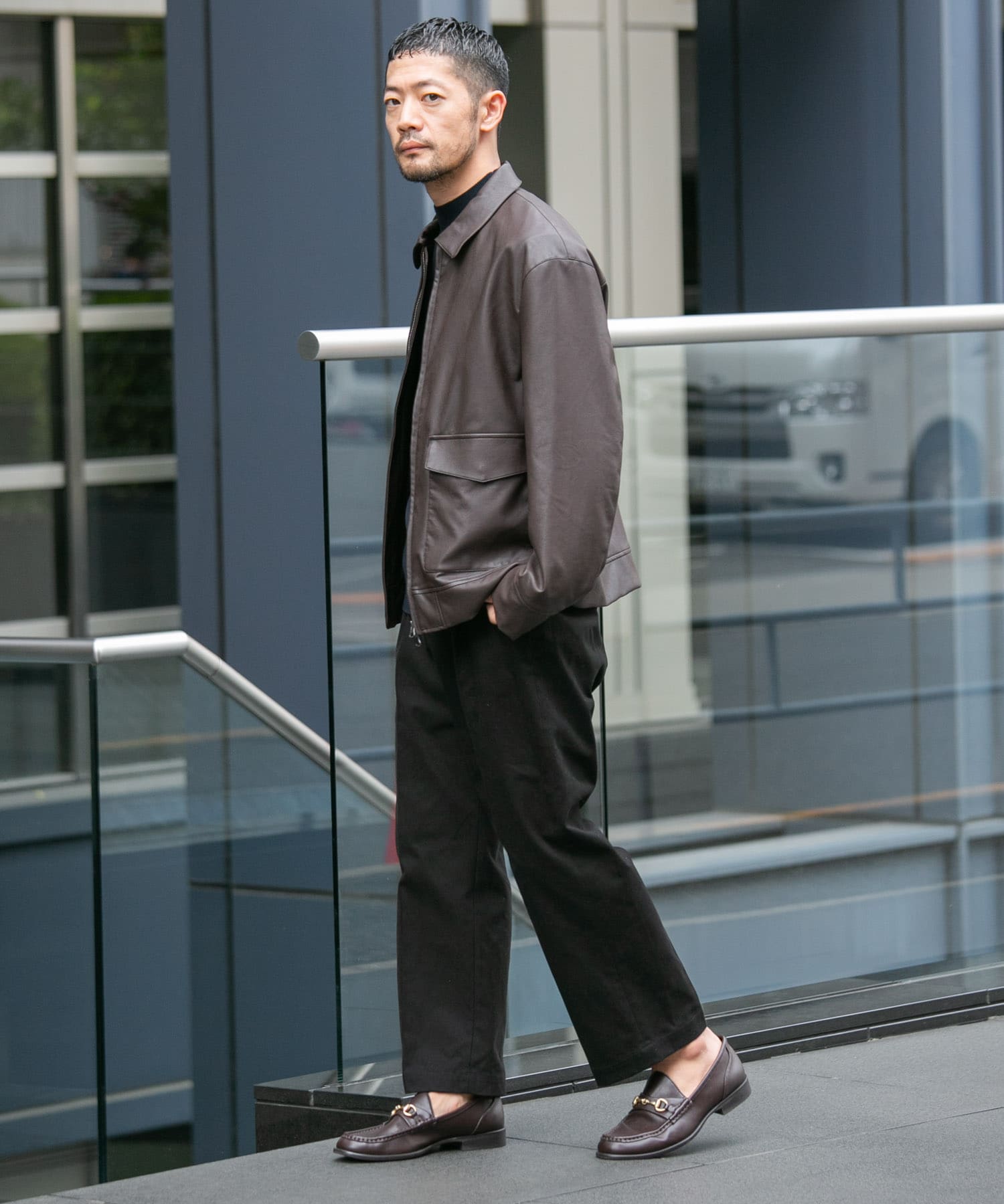 身長：173cm サイズ：L