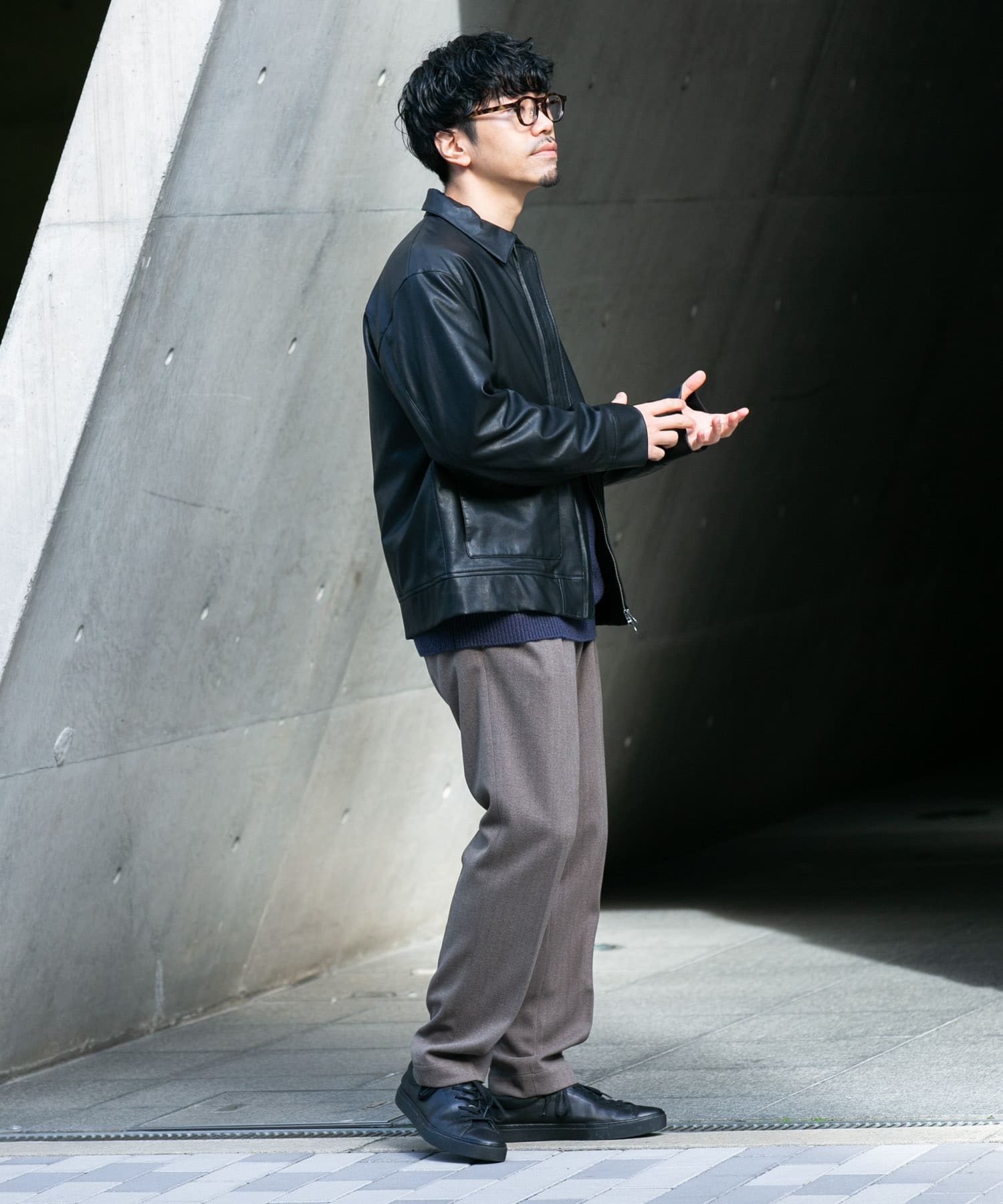 身長：172cm サイズ：L