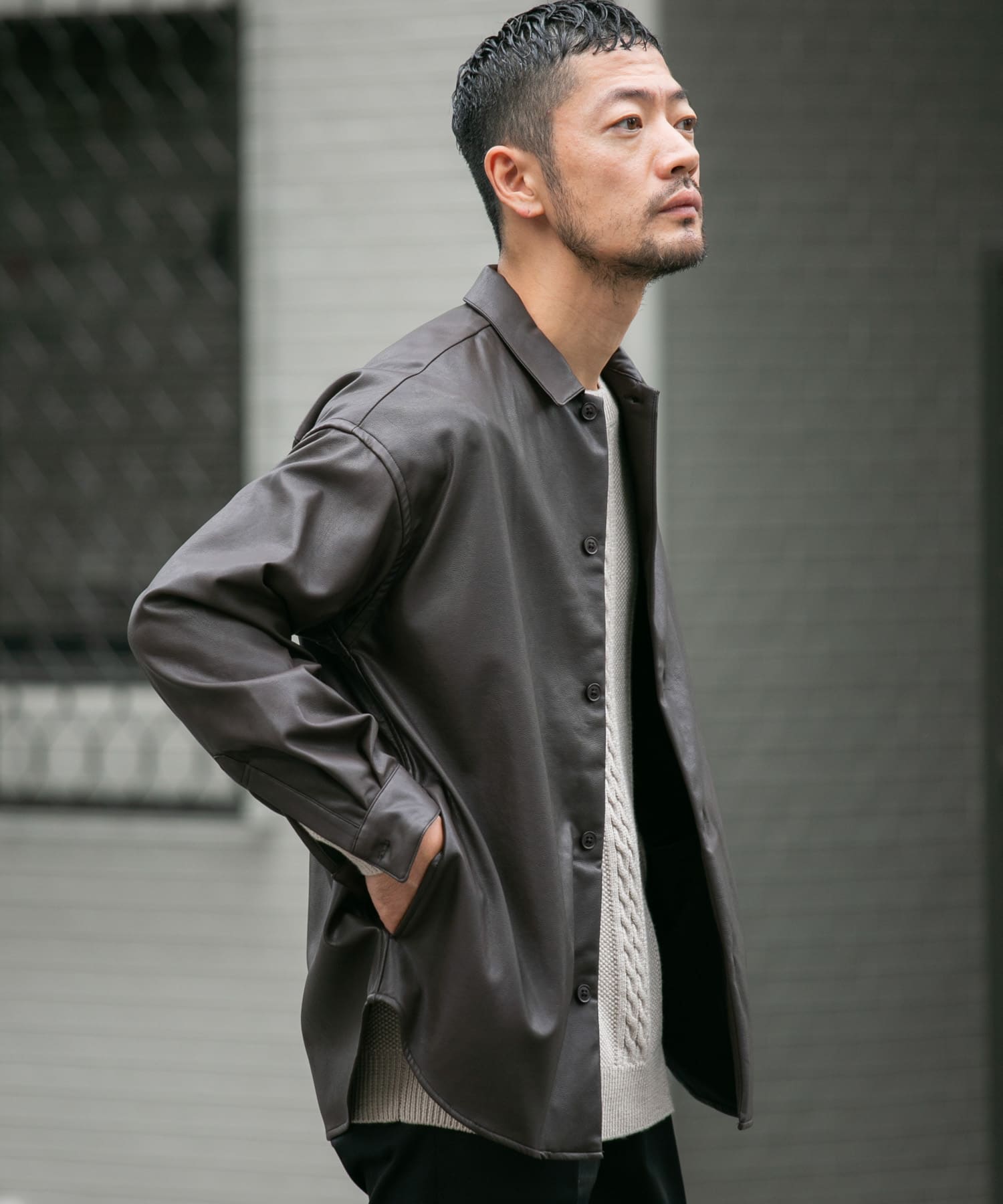 身長：173cm サイズ：L