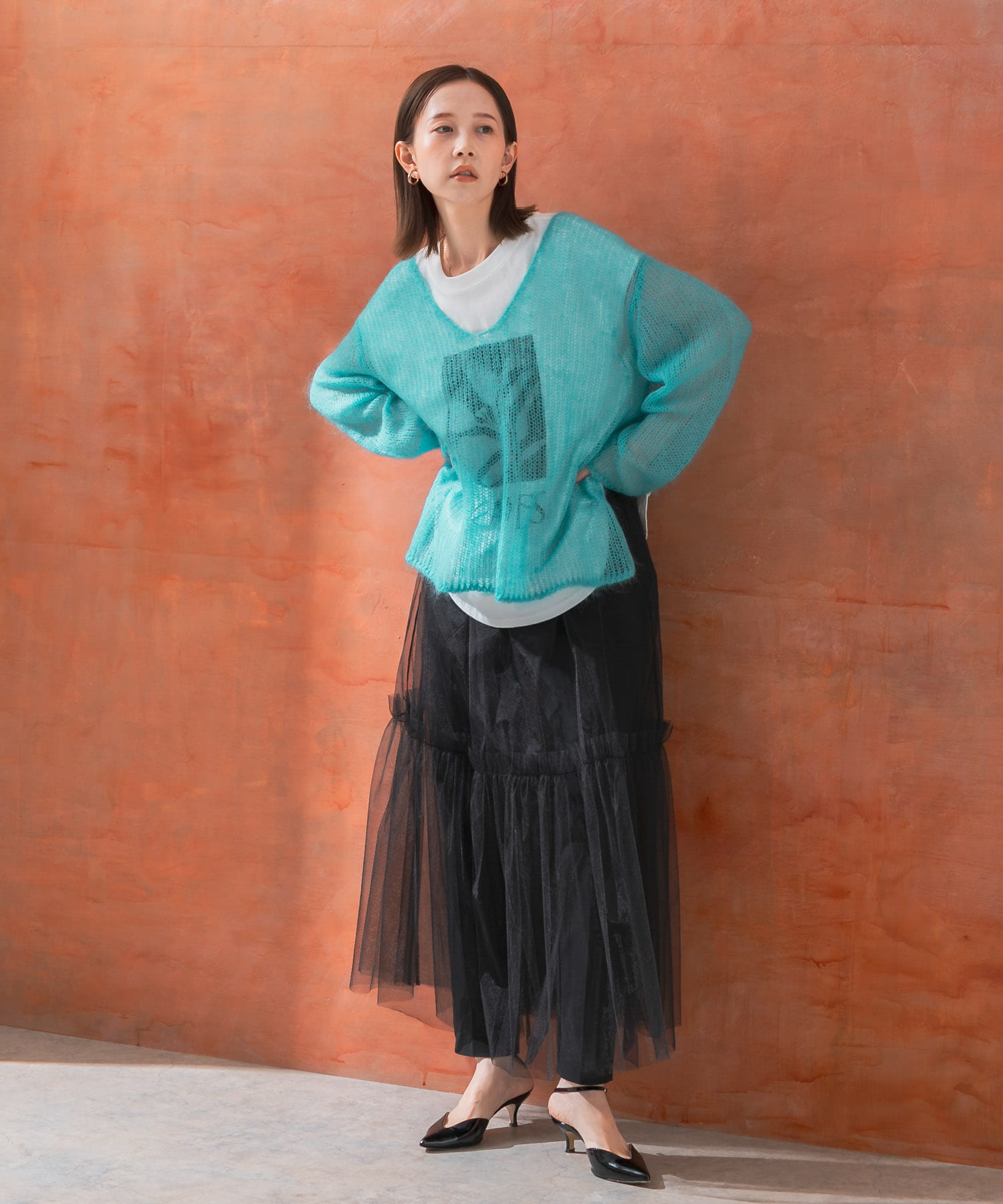 身長：165cm サイズ：FREE