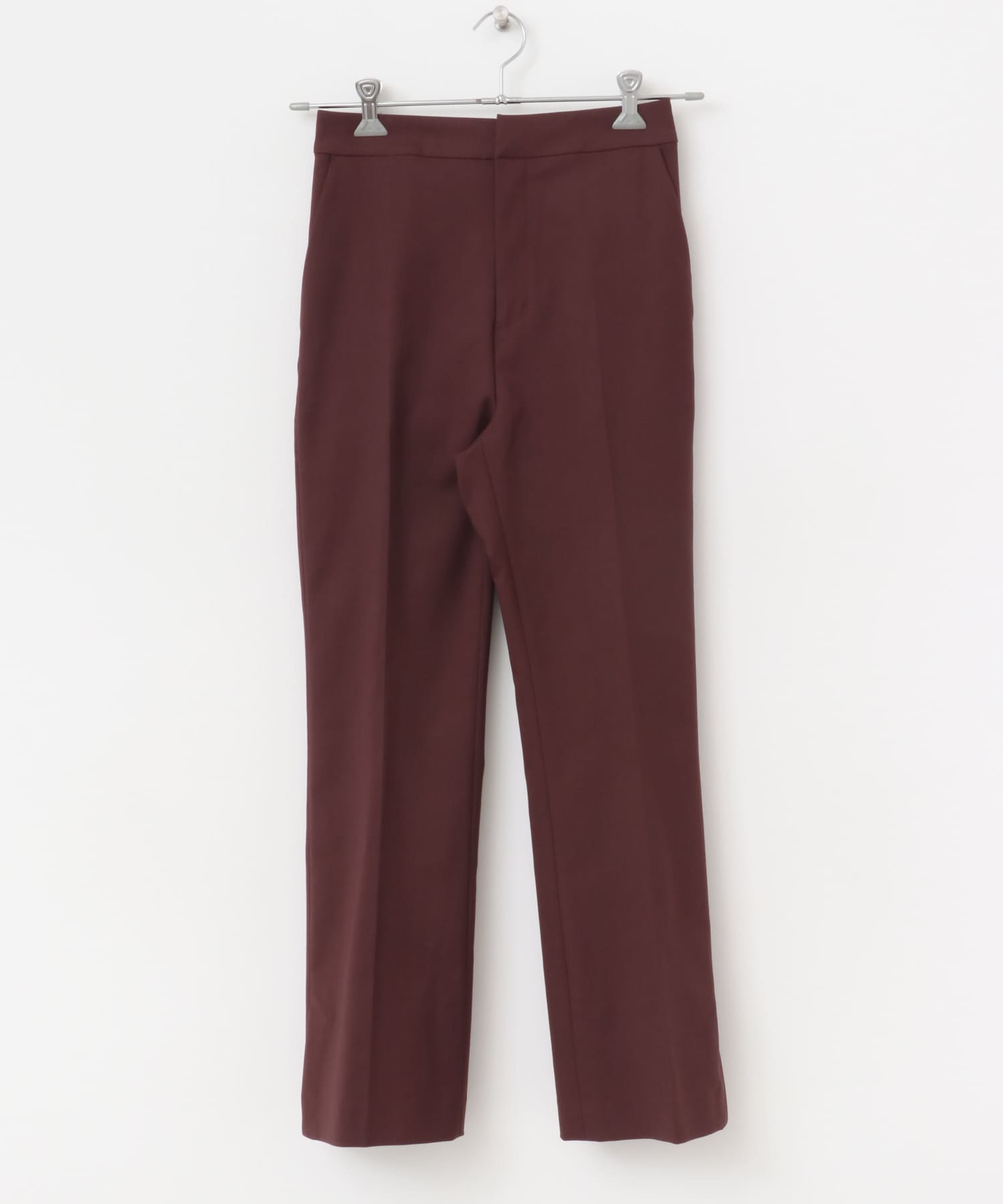 ストレッチスリットパンツ burgundy 36