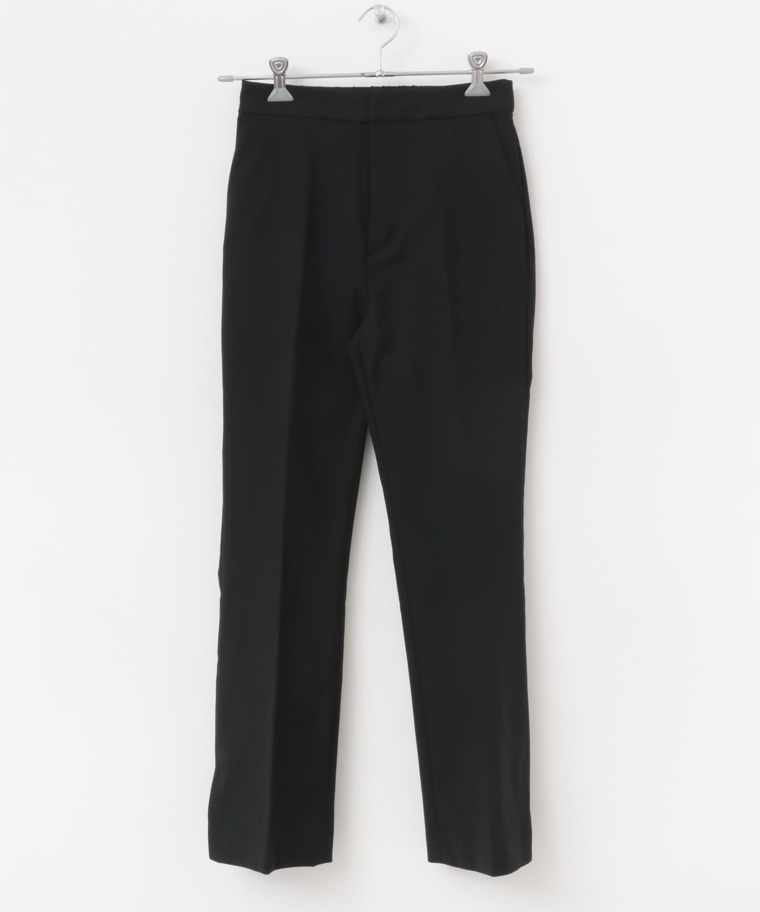 ストレッチスリットパンツ black 36