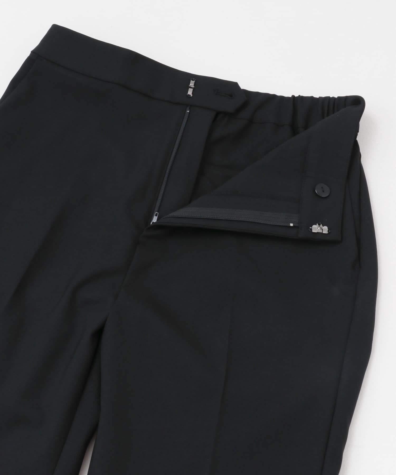ストレッチスリットパンツ black 36