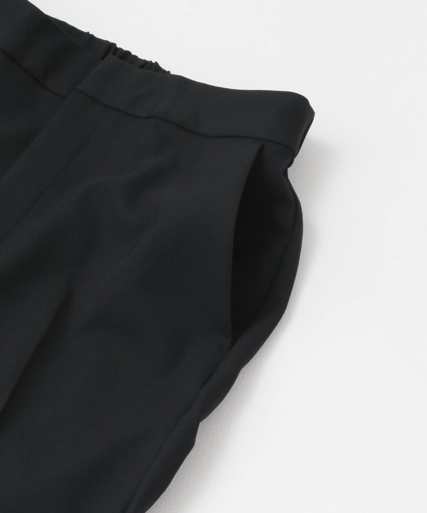 ストレッチスリットパンツ black 36