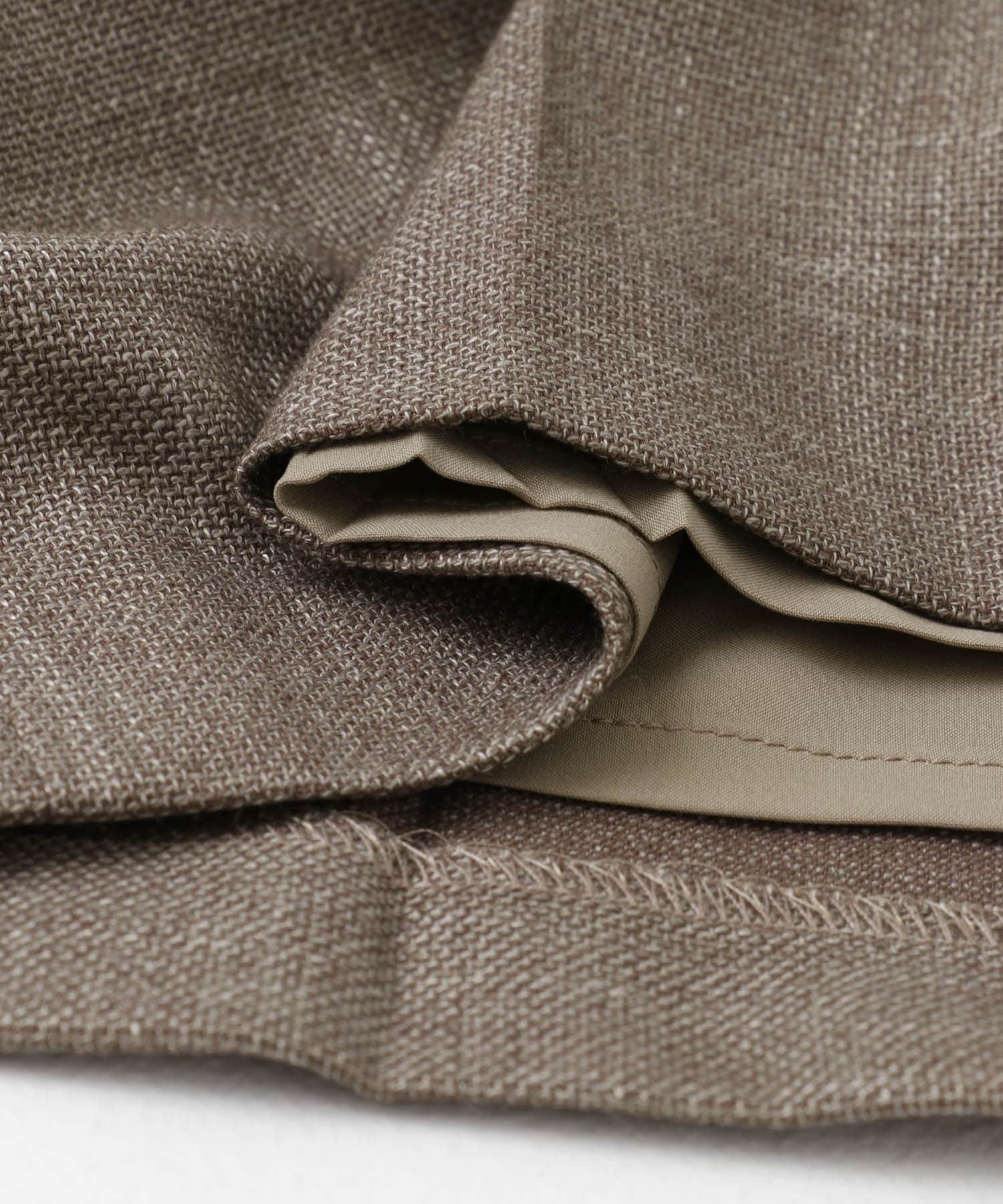 ハイウエストツイードワイドパンツ BEIGE 36