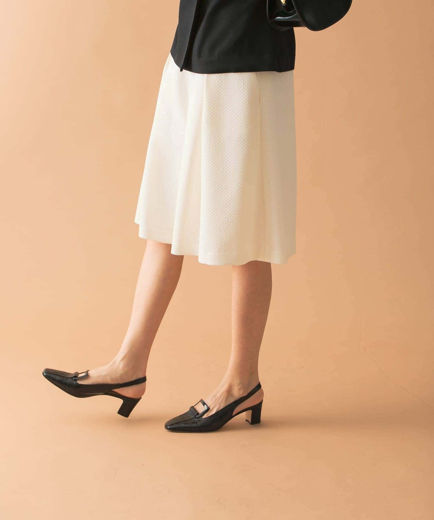 ジャガードドレスパンツ WHITE 36