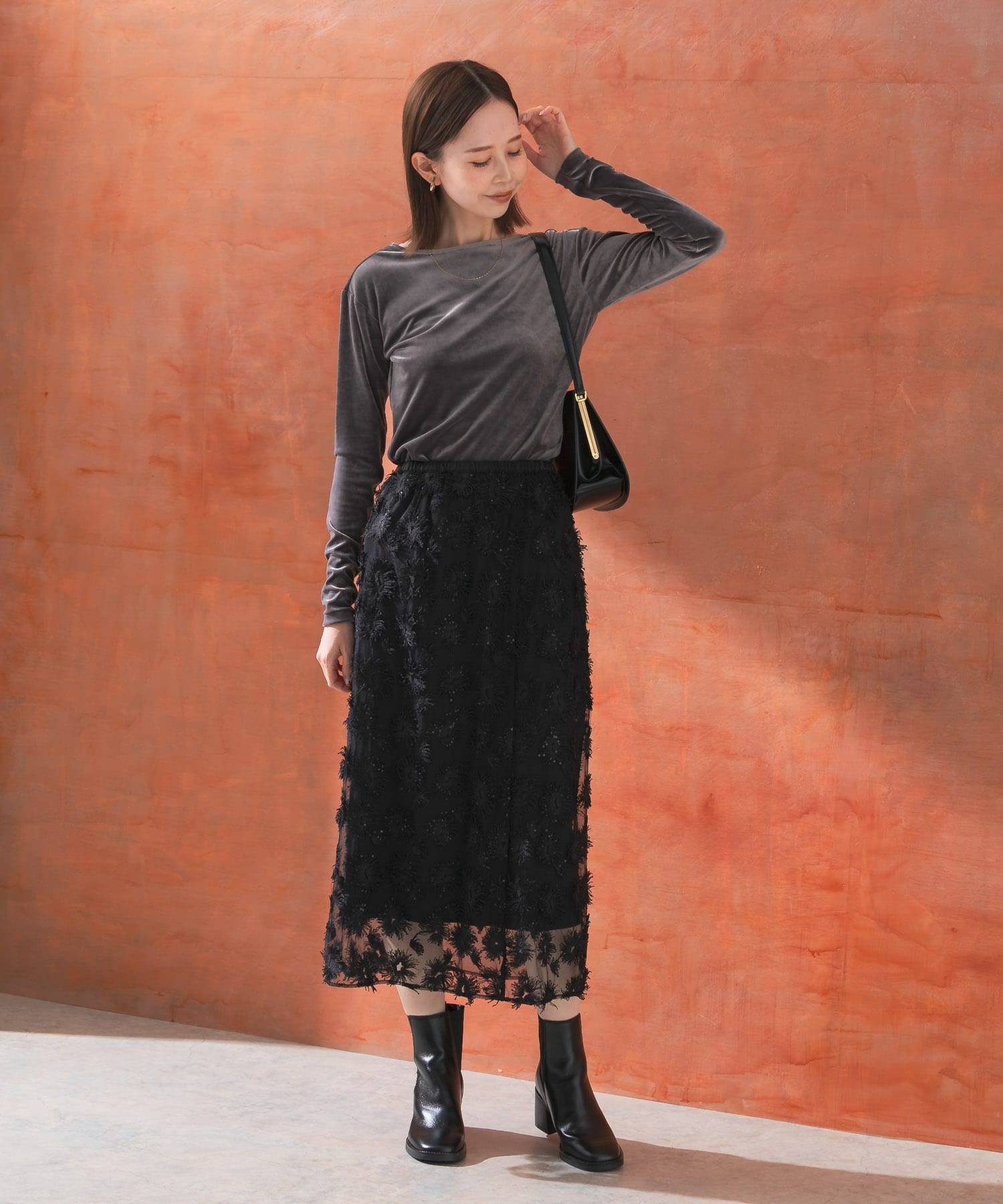 身長：165cm サイズ：FREE