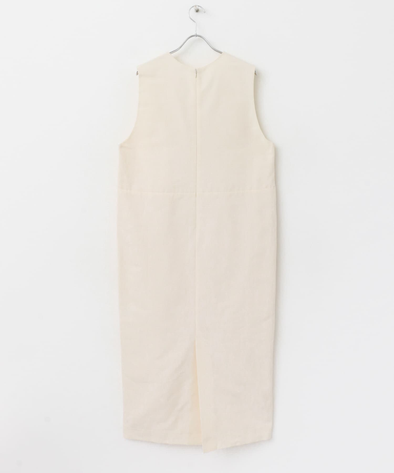 Uネックフォルムジャンパーワンピース OFF WHITE FREE