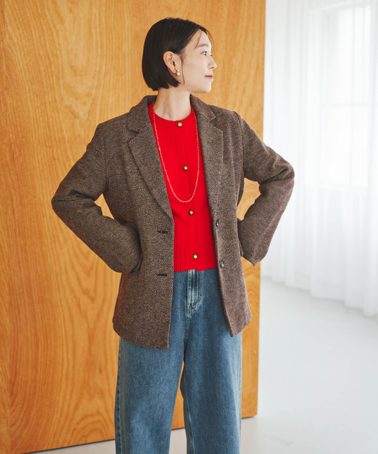 身長：164cm サイズ：38