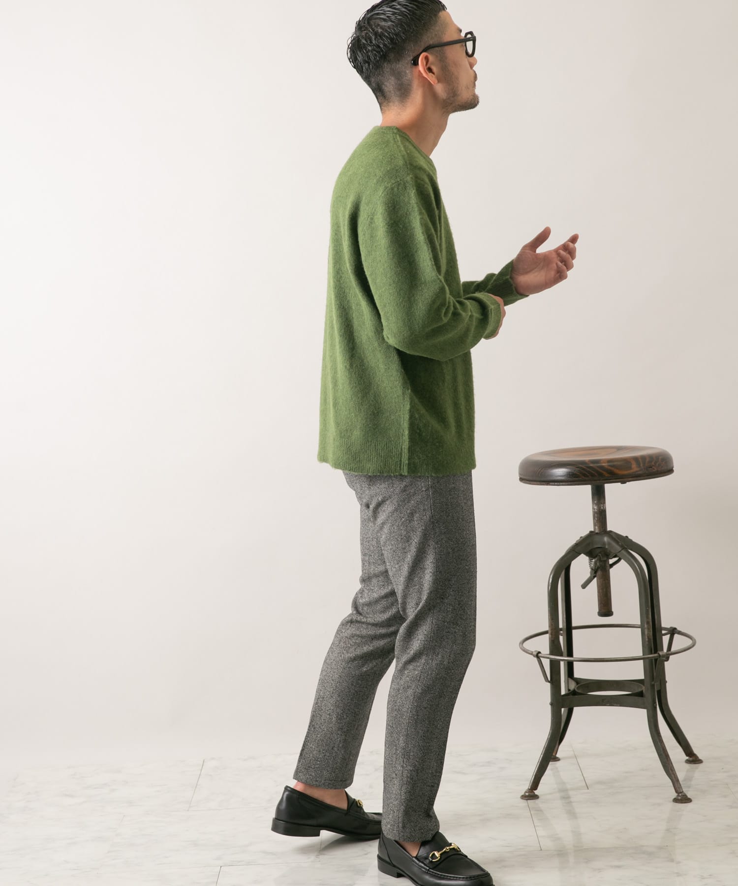 身長：173cm サイズ：L