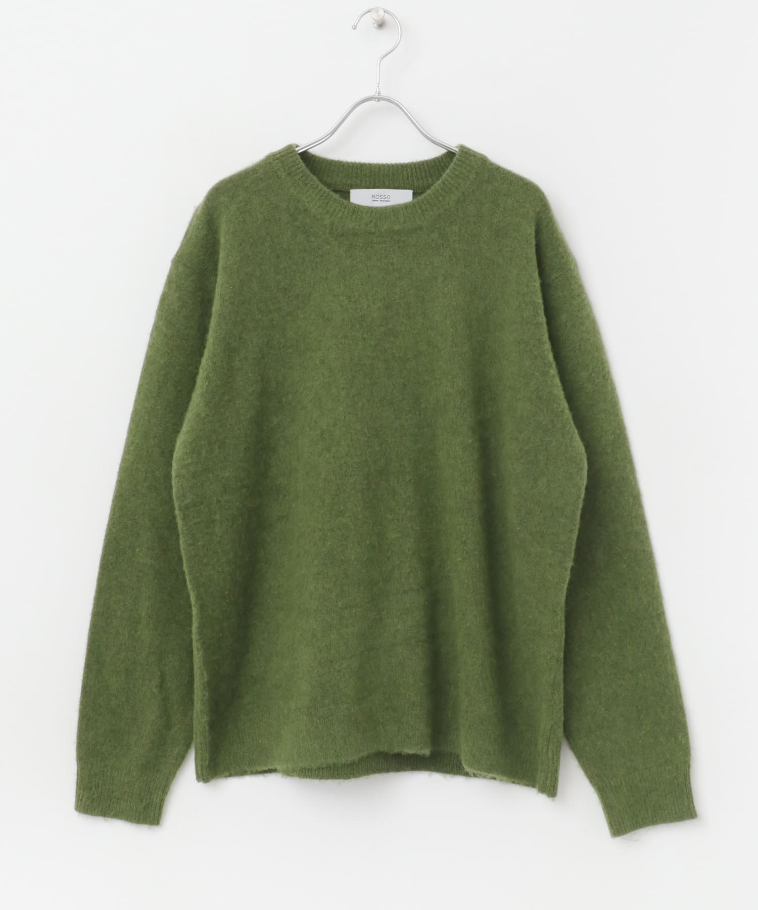 『XLサイズあり』ウールシャギーニット KHAKI S