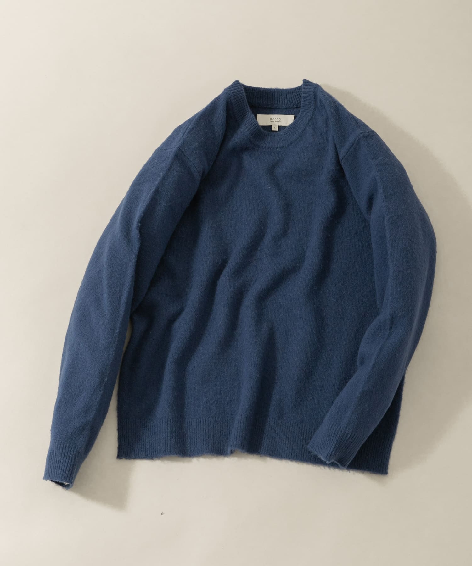 『XLサイズあり』ウールシャギーニット NAVY S
