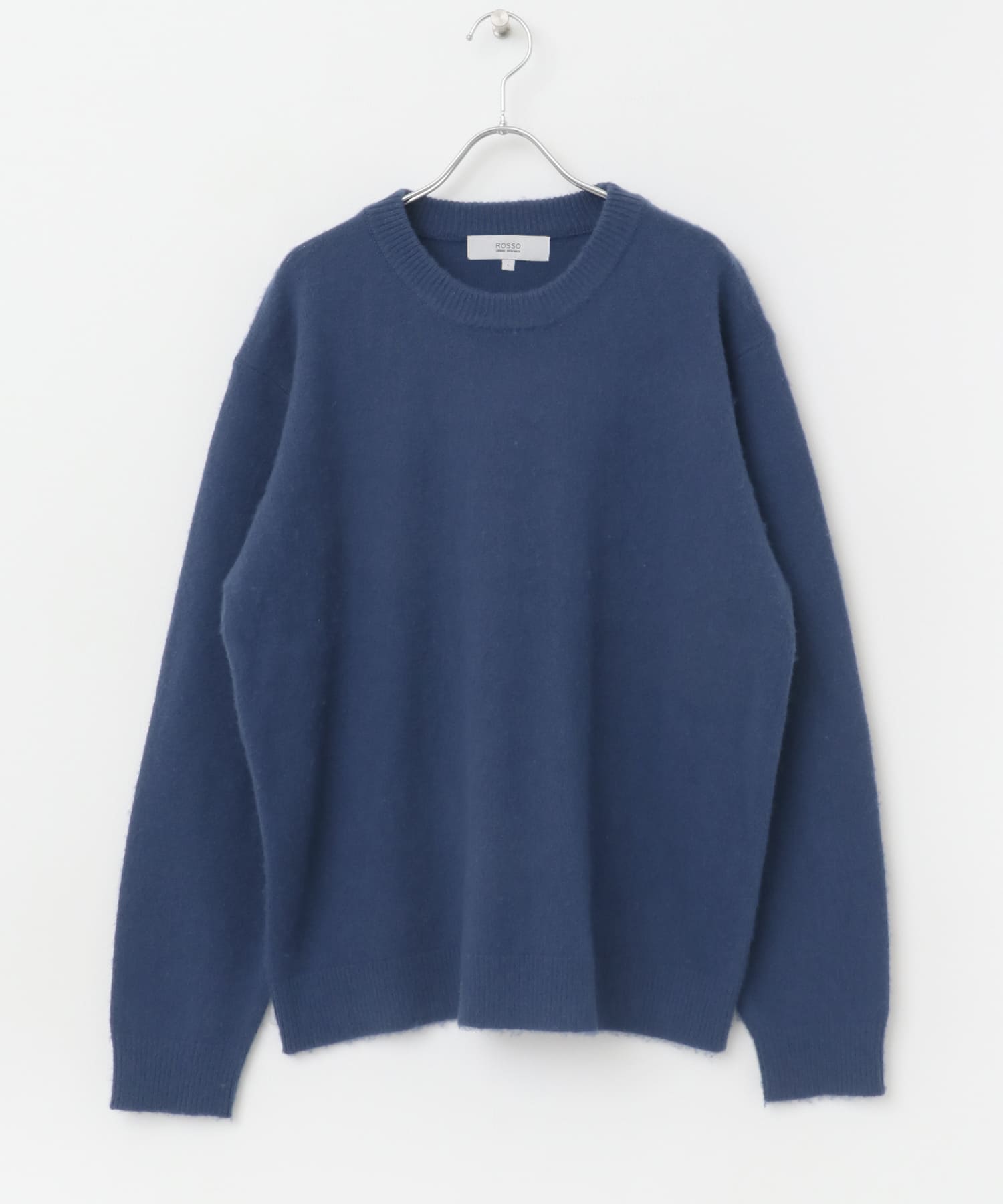 『XLサイズあり』ウールシャギーニット NAVY S