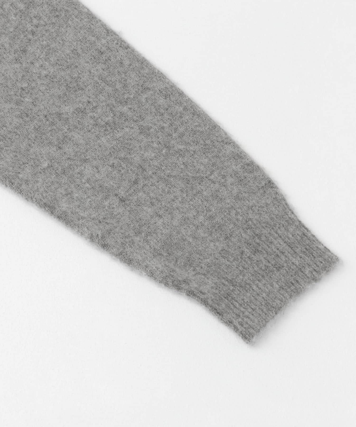 『XLサイズあり』ウールシャギーニット GRAY S