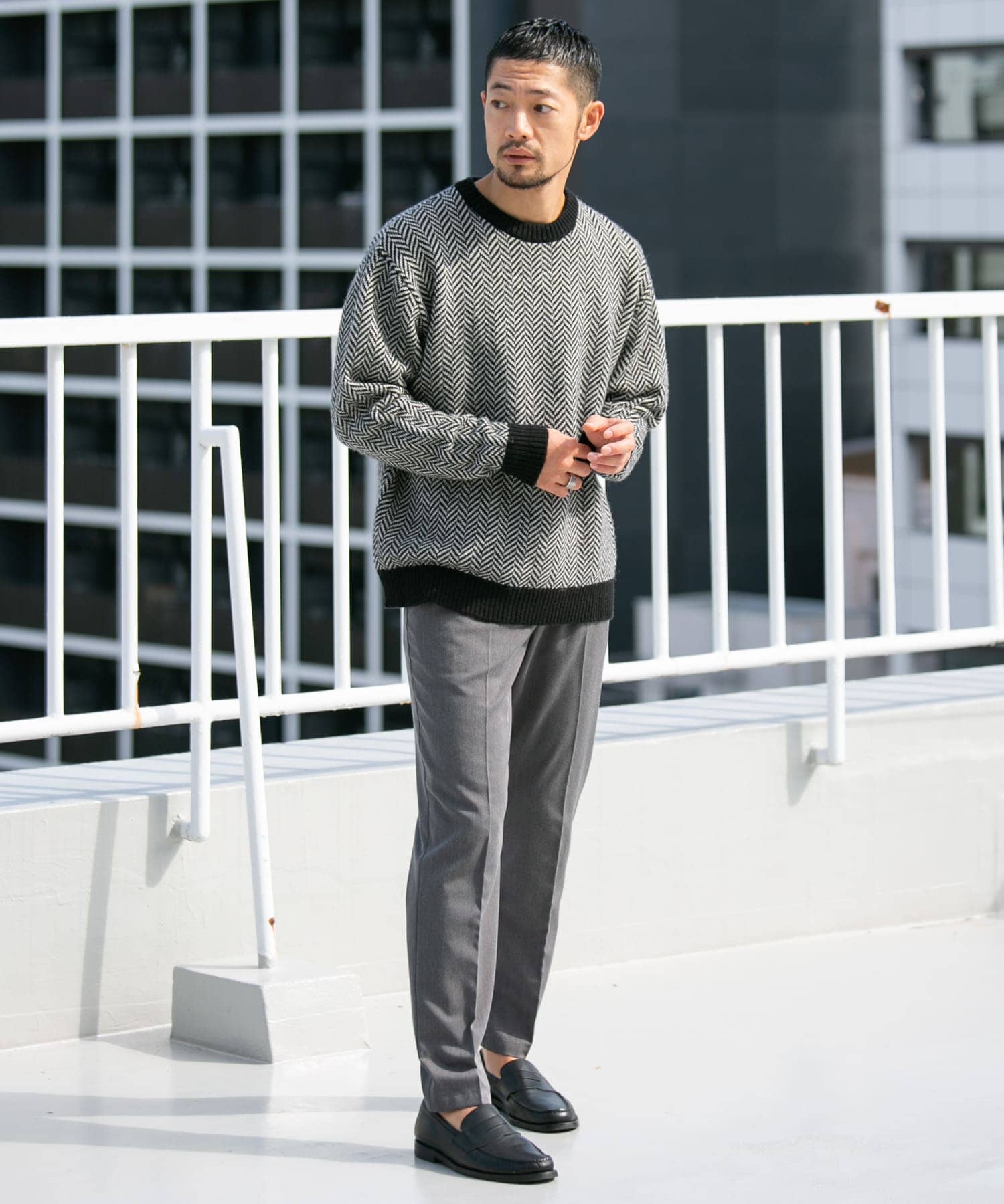身長：173cm サイズ：L