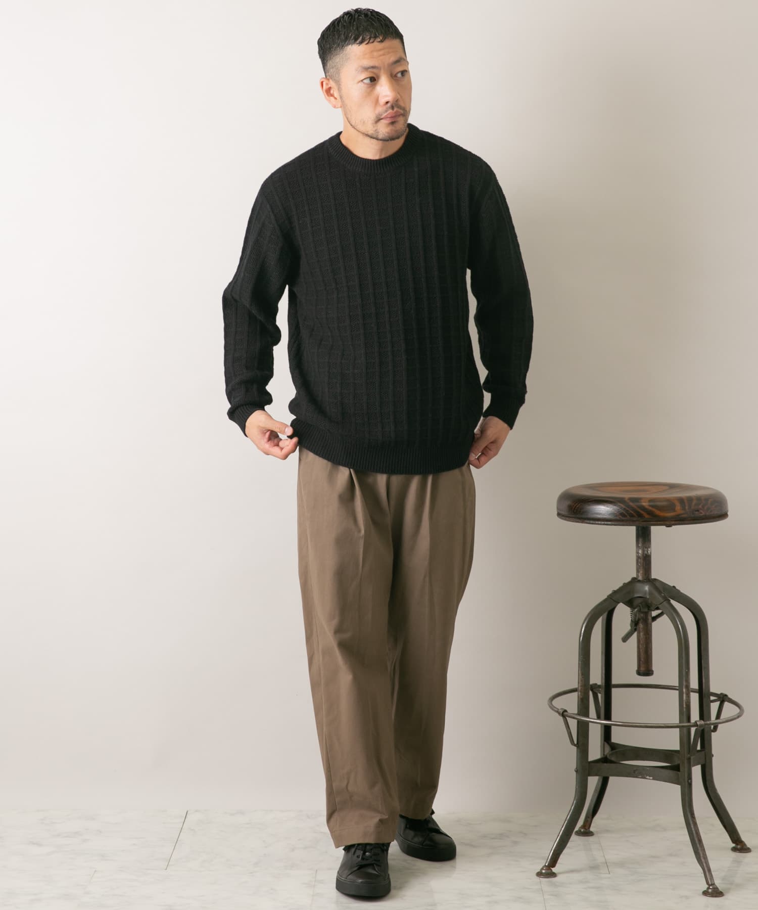 身長：173cm サイズ：L
