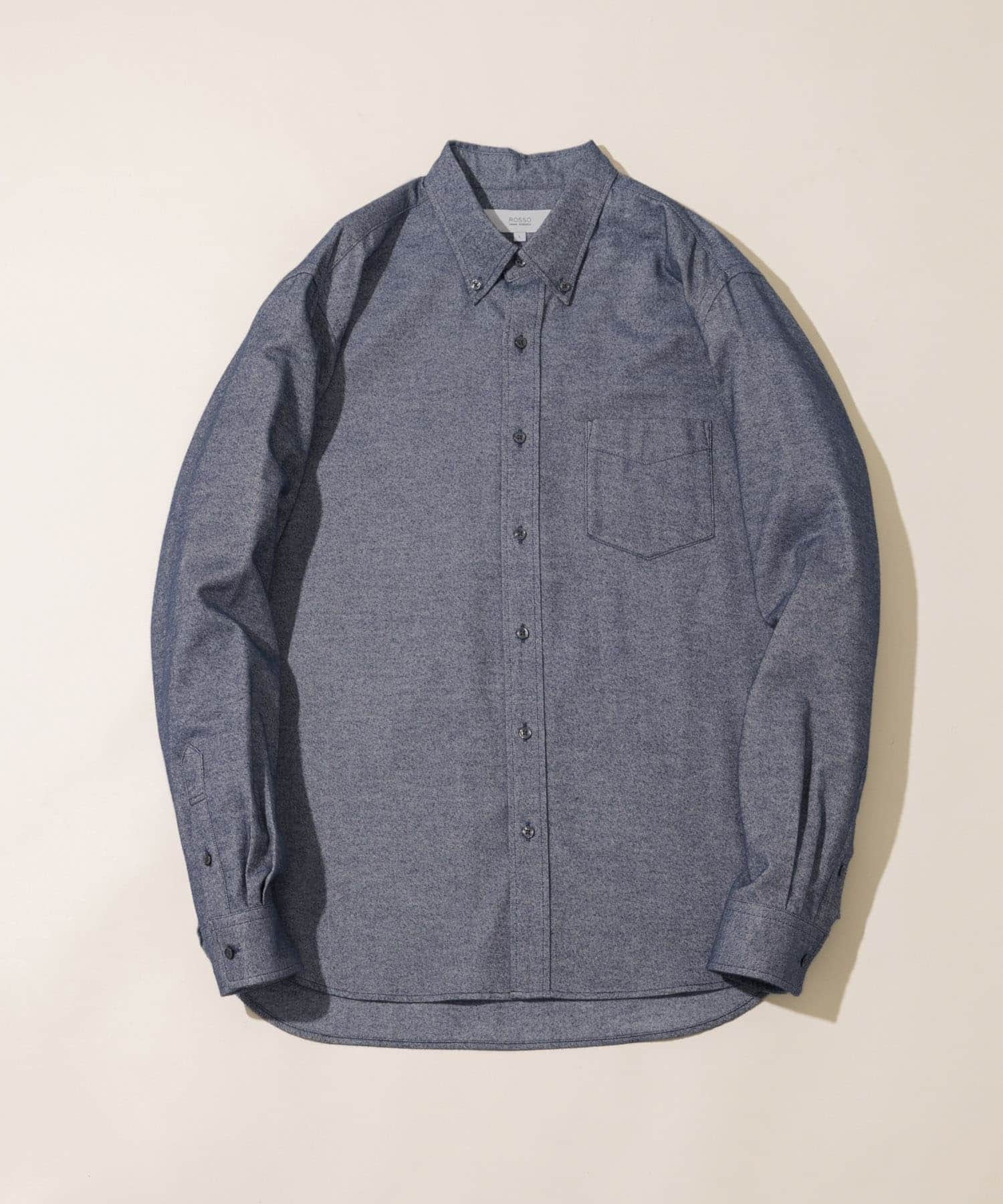 『抗菌/防臭』『XXLサイズあり』ハイパフォーマンスフランネルシャツ NAVY S