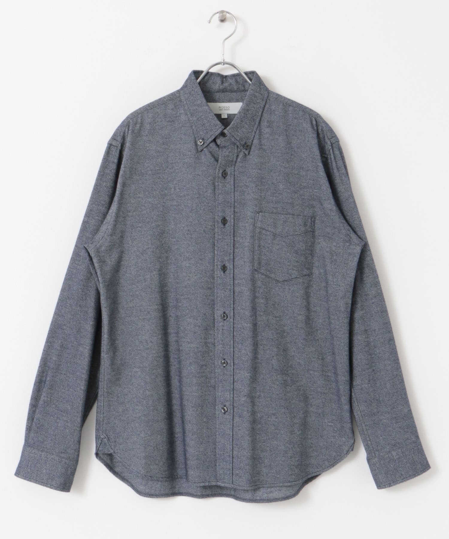 『抗菌/防臭』『XXLサイズあり』ハイパフォーマンスフランネルシャツ NAVY S