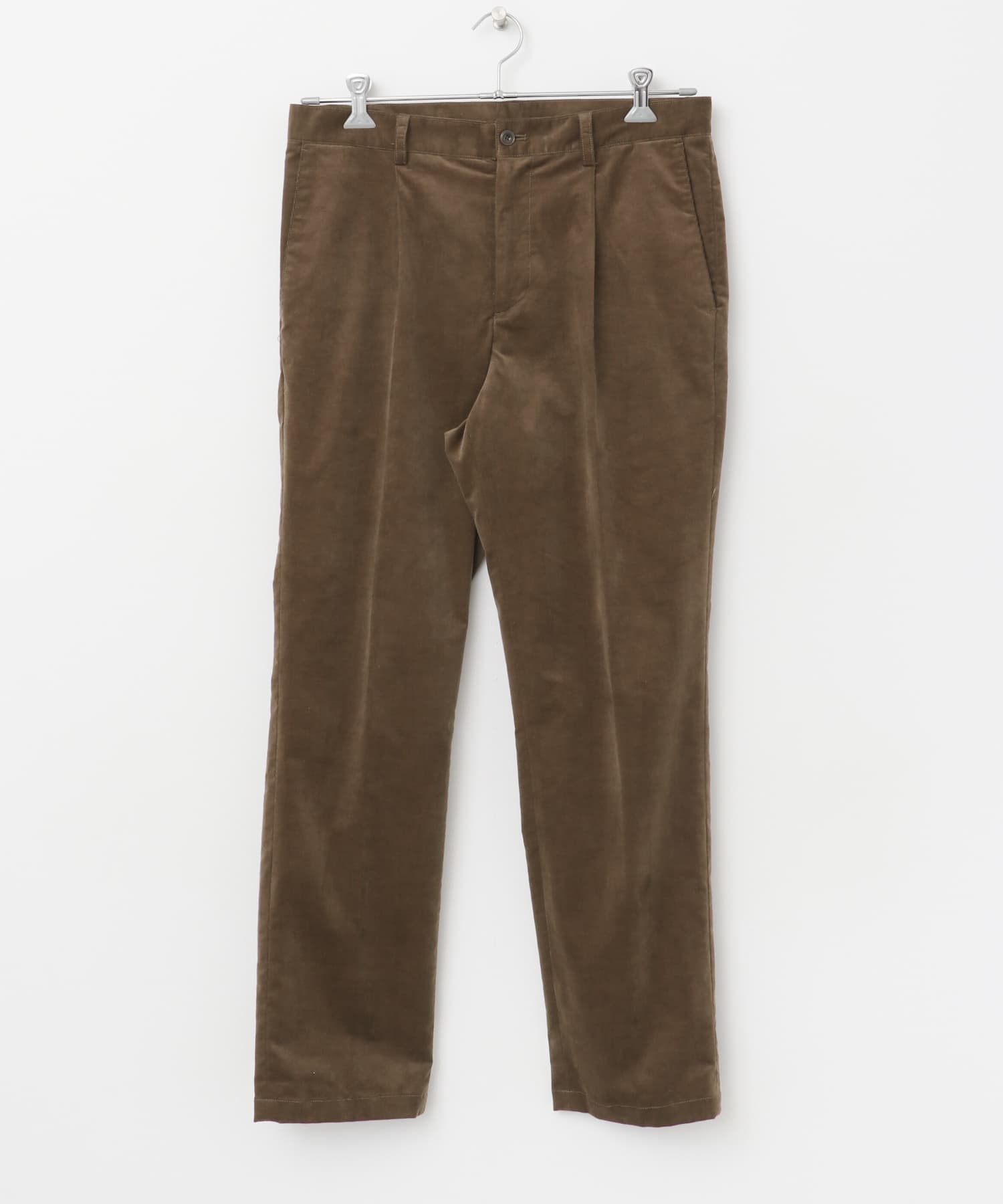 『セットアップ対応』『XLサイズあり』ストレッチコーデュロイスラックス BROWN S