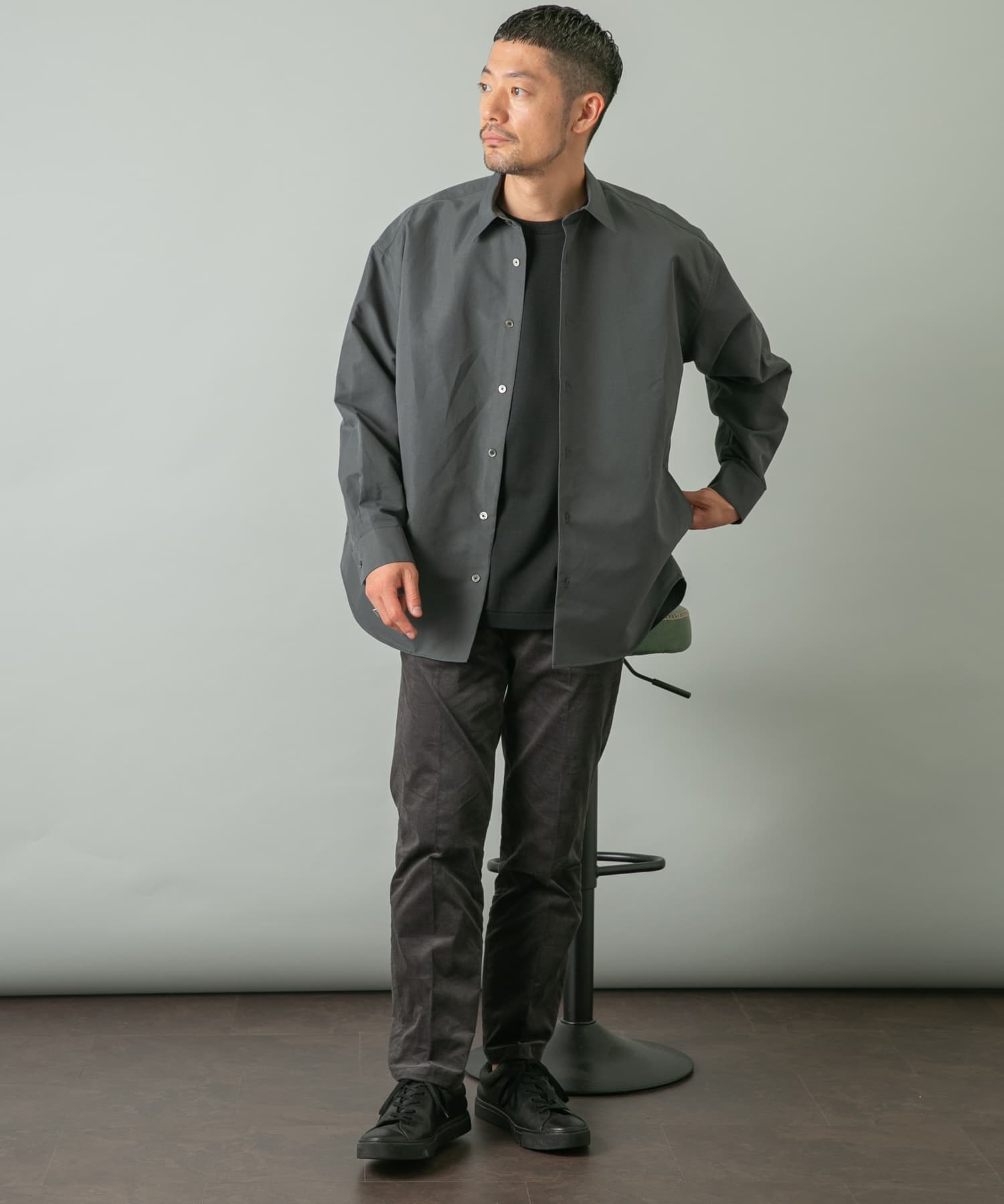 身長：173cm サイズ：L