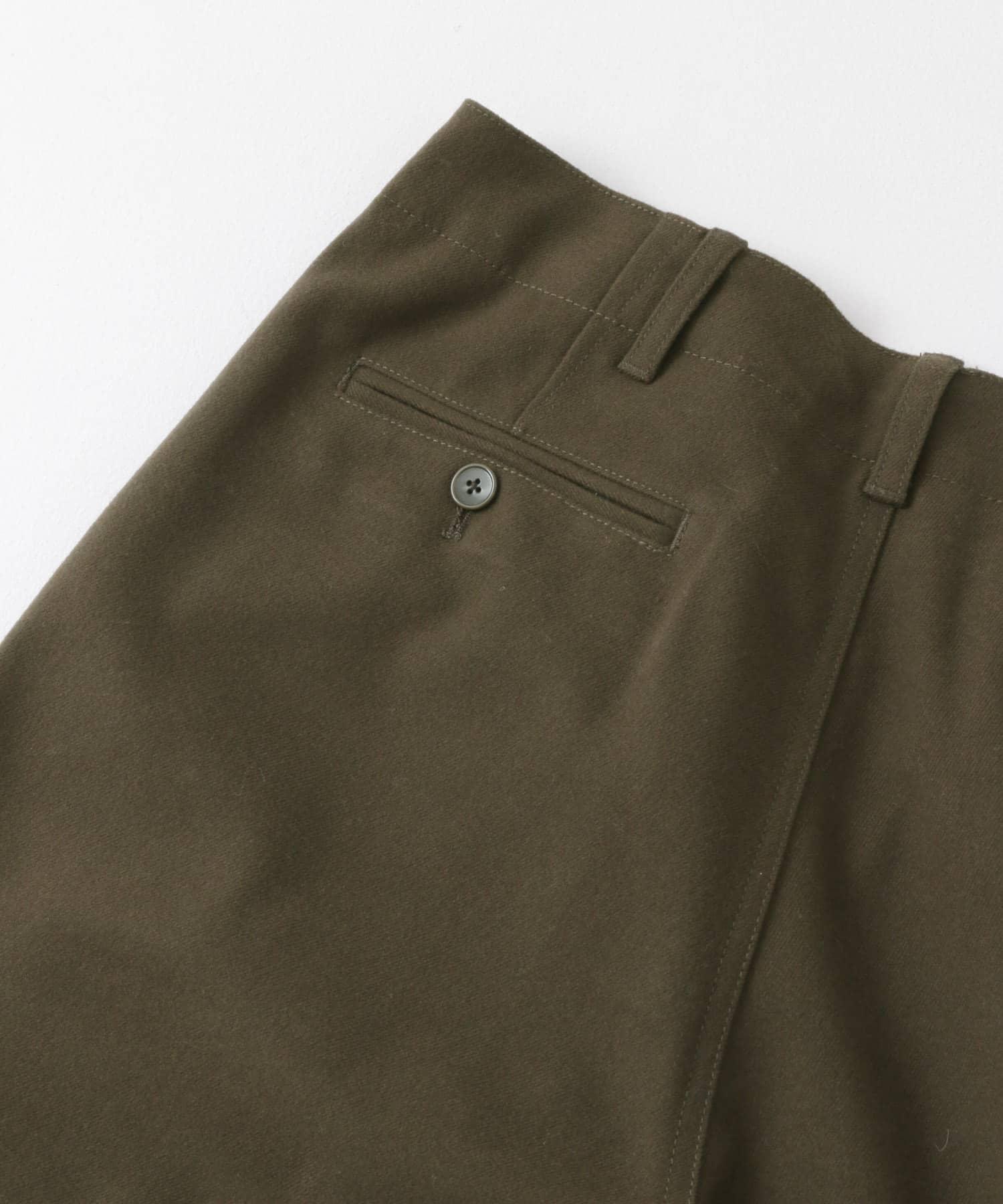 『WEB限定』『XLサイズあり』ウォームスリムストレッチテーパードパンツ KHAKI S