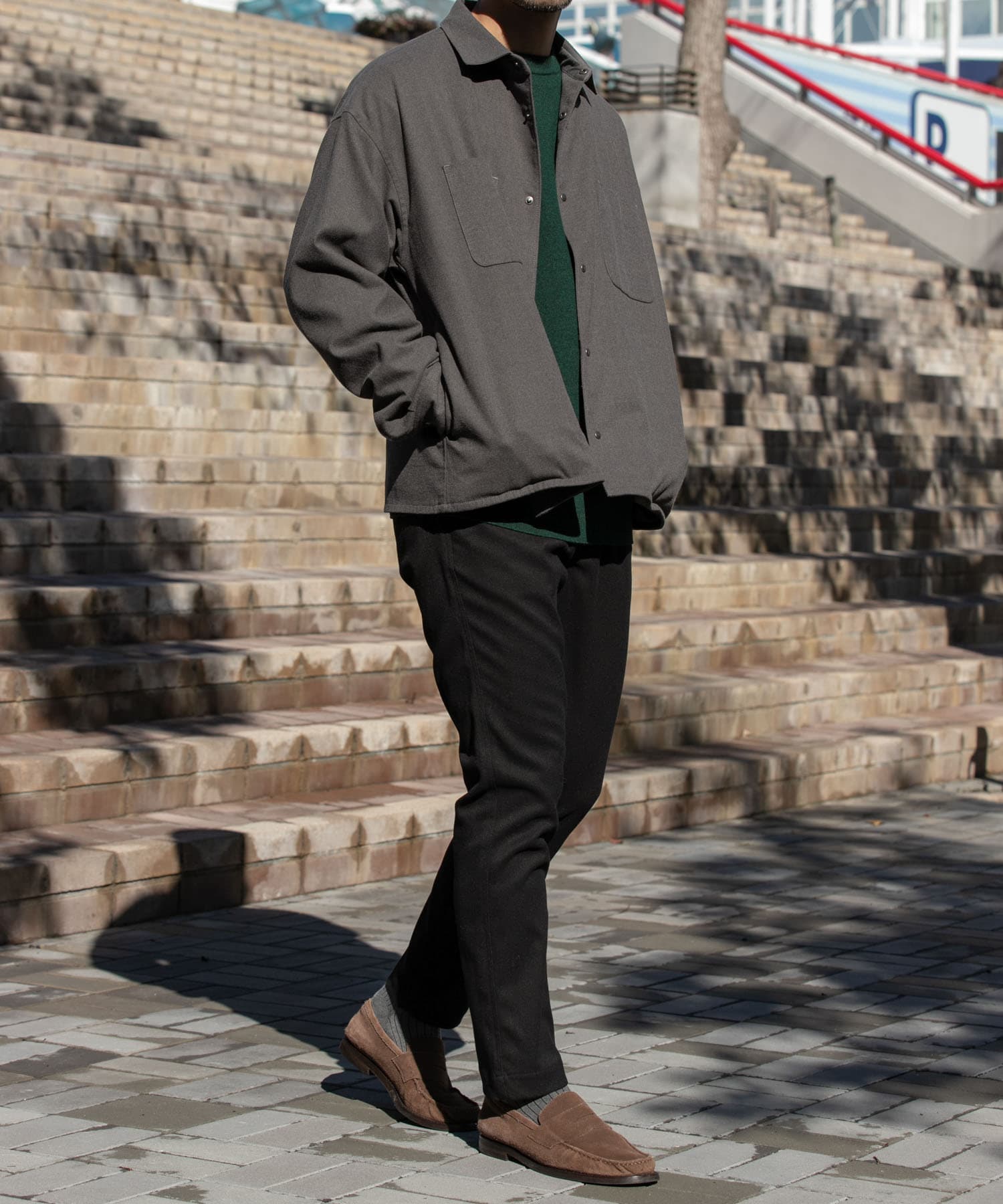 身長：173cm サイズ：L