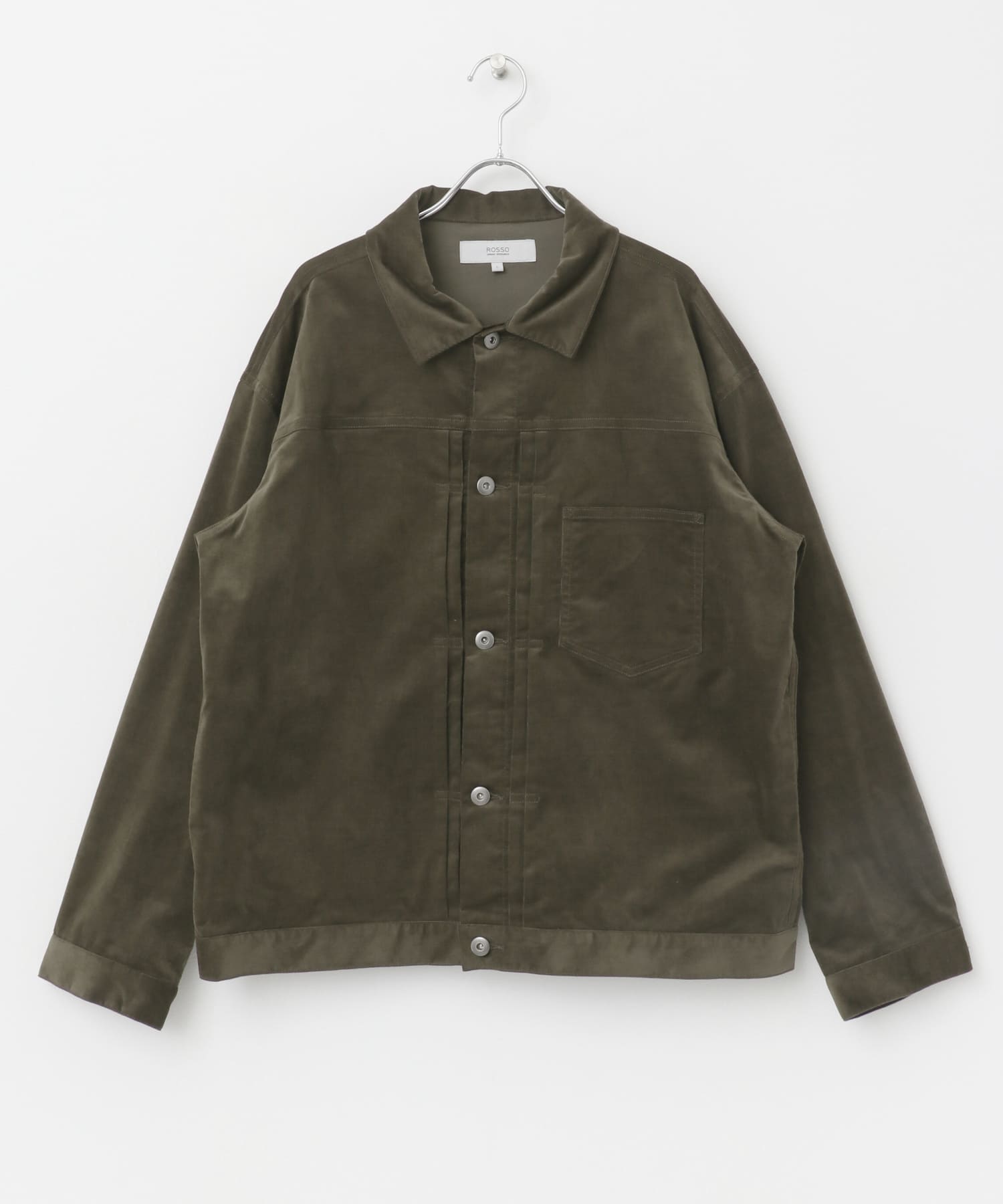 『セットアップ対応』『XLサイズあり』ストレッチコーデュロイブルゾン KHAKI M