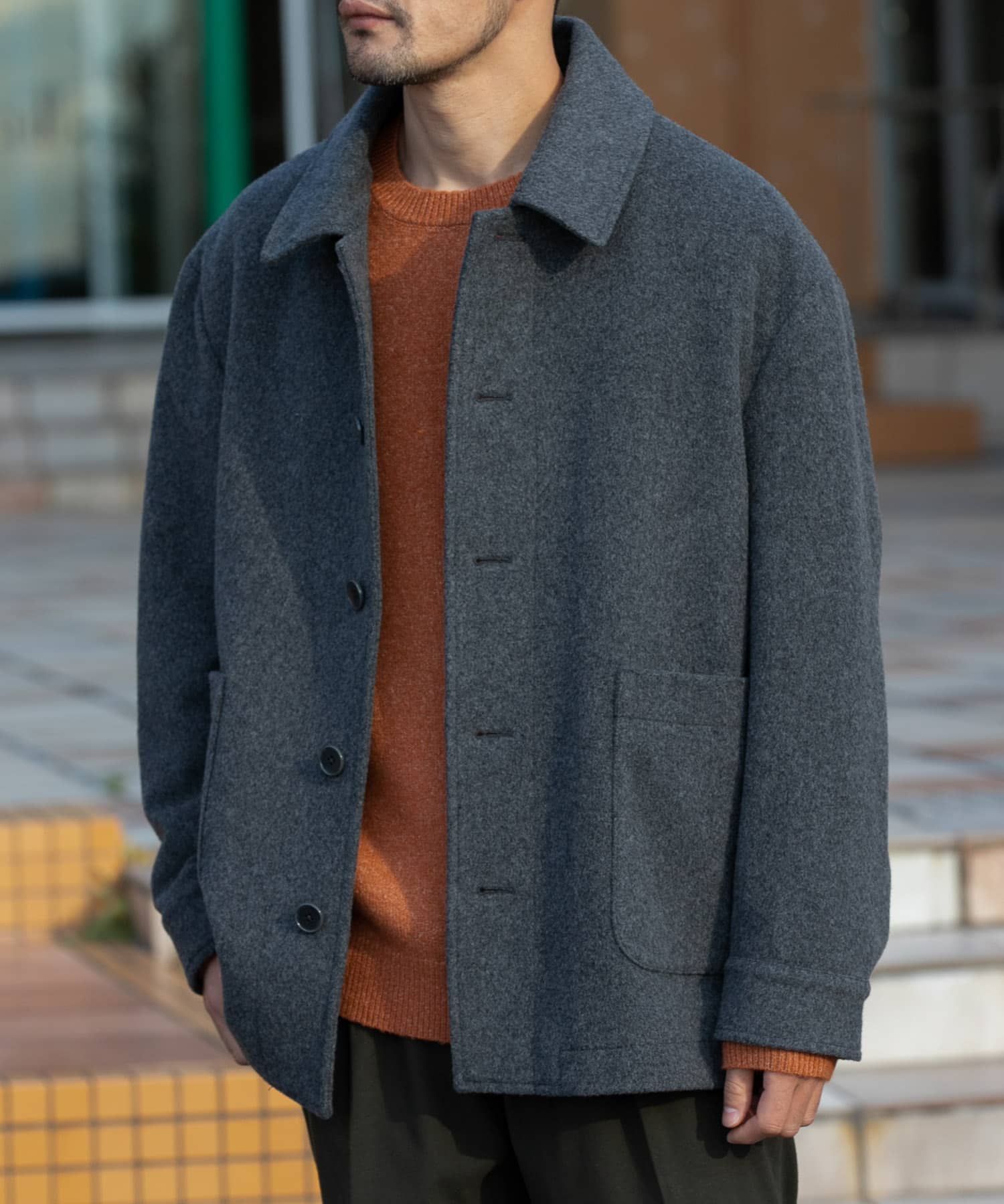身長：173cm サイズ：L