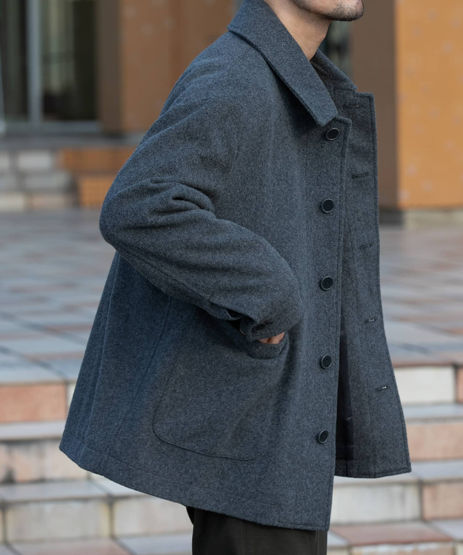 身長：173cm サイズ：L