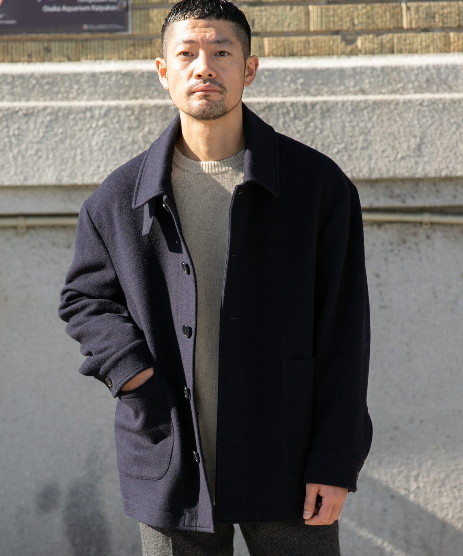 身長：173cm サイズ：L