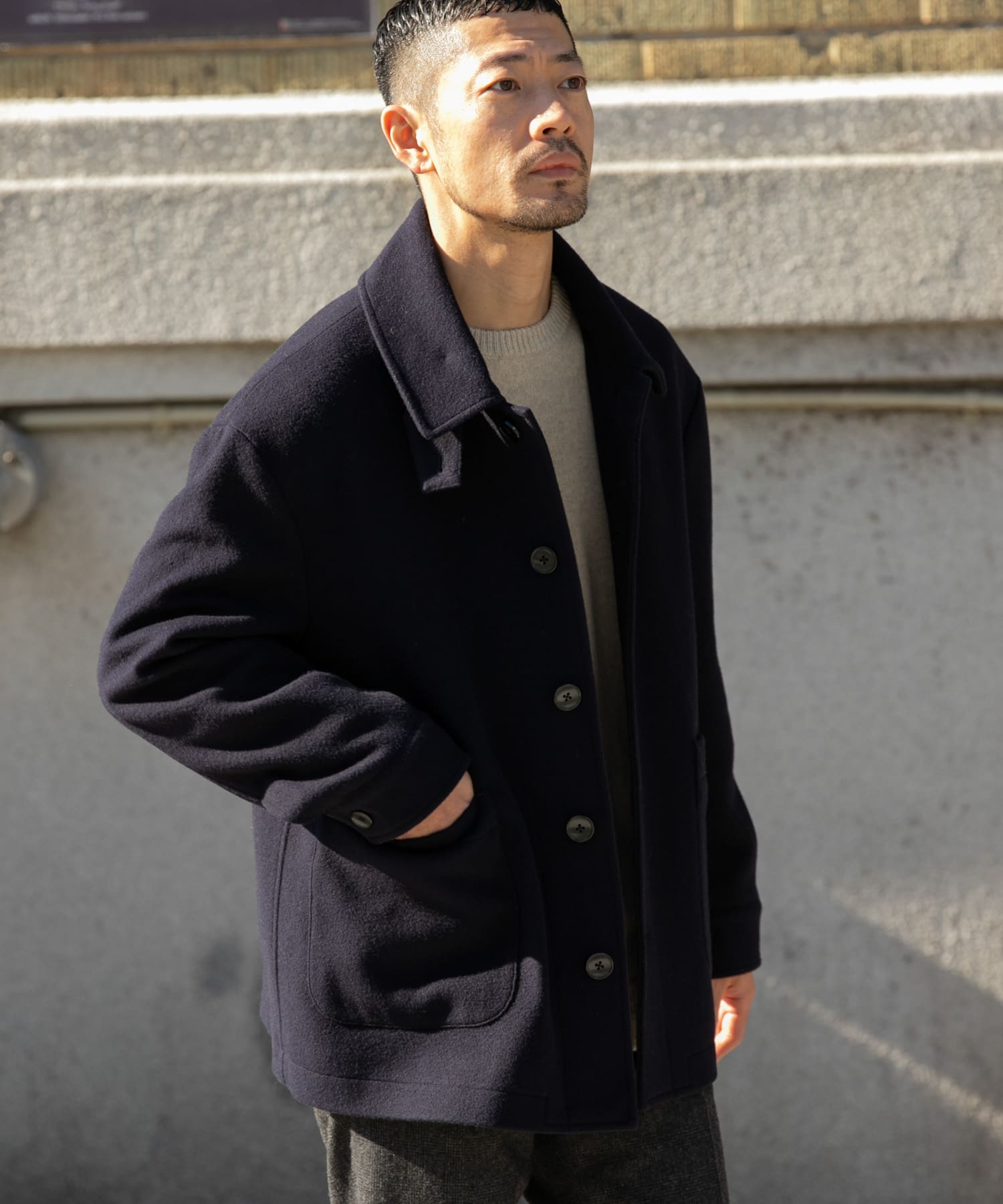 身長：173cm サイズ：L