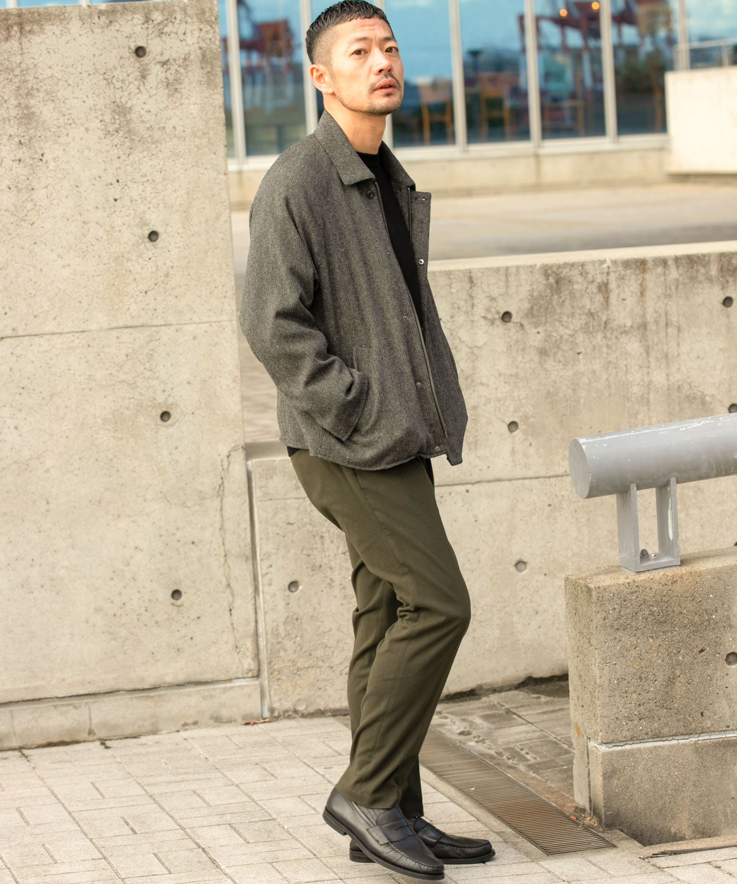 身長：173cm サイズ：L