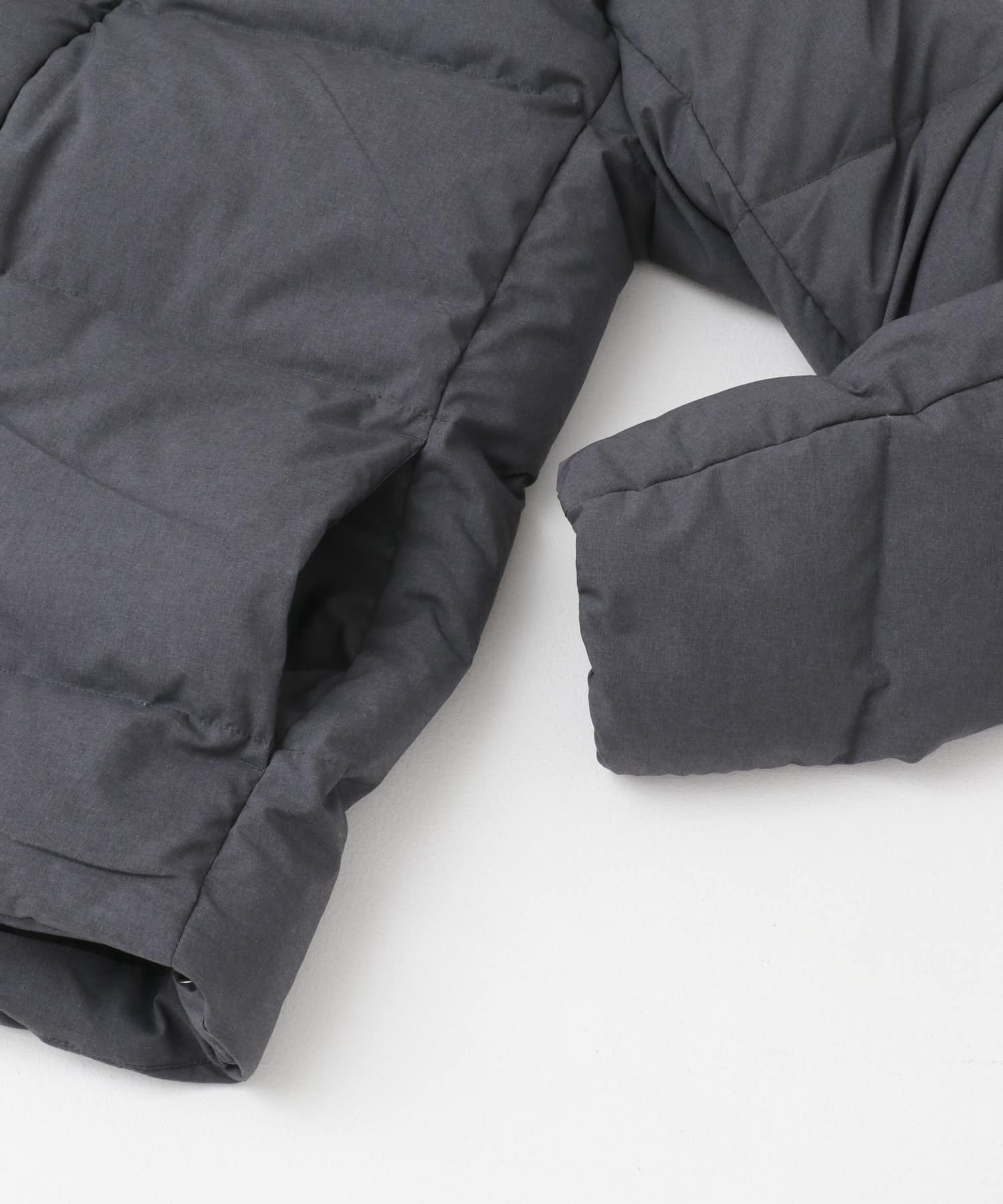 『MADE IN JAPAN』『XLサイズあり』スタンドグリーンダウンジャケット GRAY M