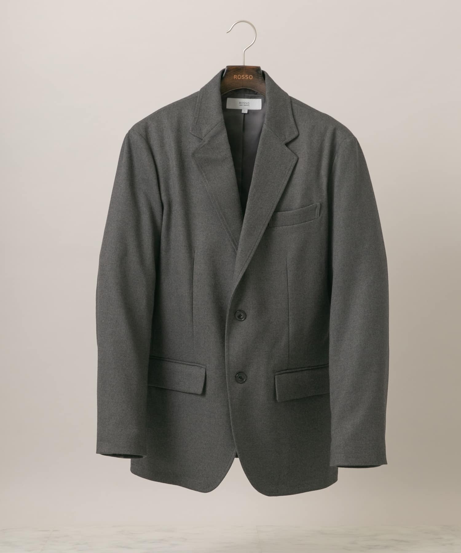 『セットアップ』『XLサイズあり』クラシックT/Rシングルジャケット GRAY M
