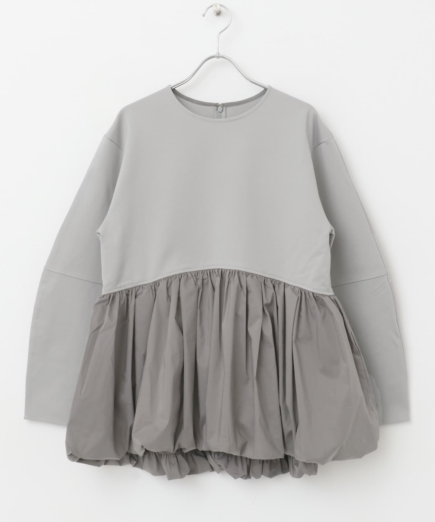 ARTS&SCIENCE アルパカリネン バルーントップス グレー ARTS&SCIENCE アルパカリネン バルーントップス グレー Authentic