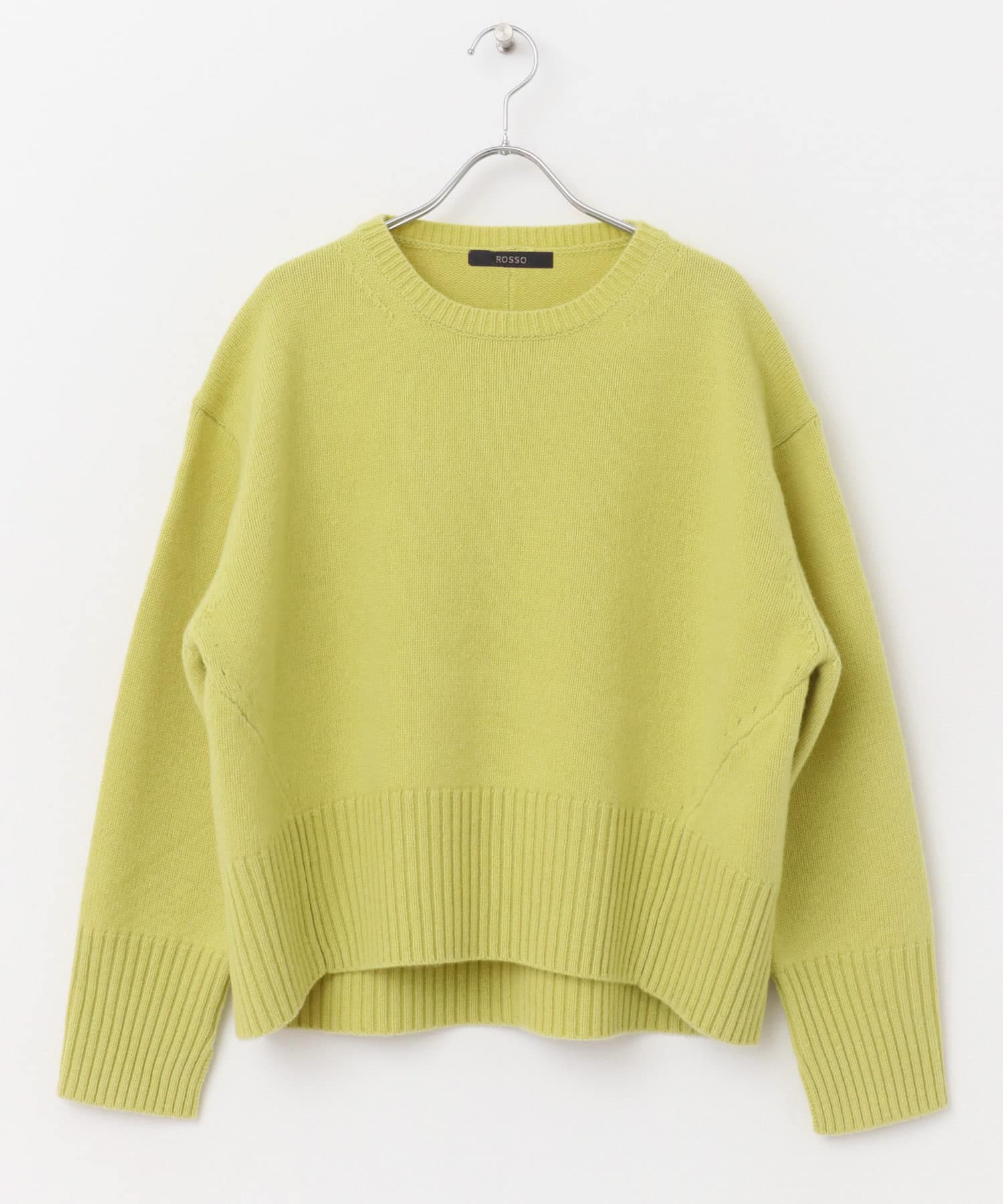 エクストラファインシームデザインニット LIME FREE