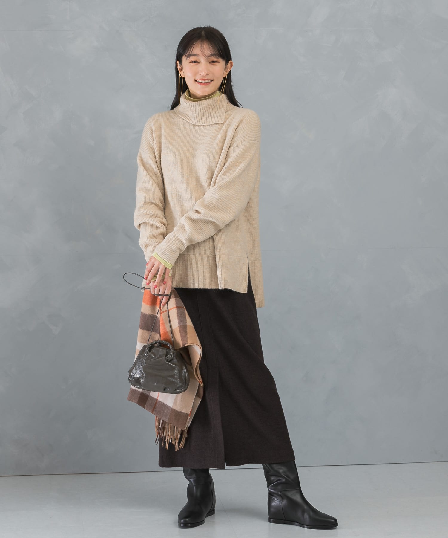 身長：165cm サイズ：FREE