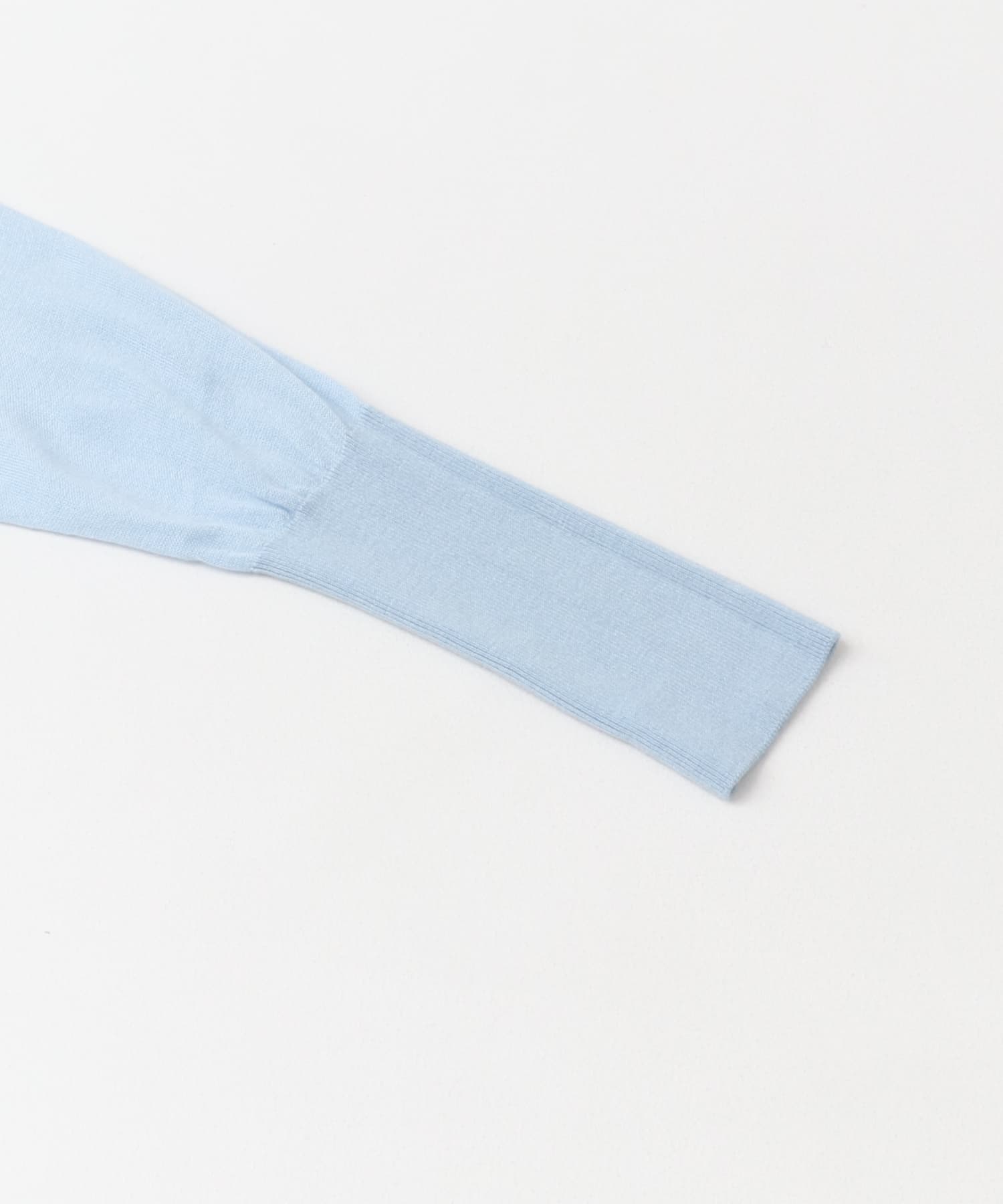 F by ROSSO　ウォッシャブル抗ピルタートルニット AQUA BLUE FREE