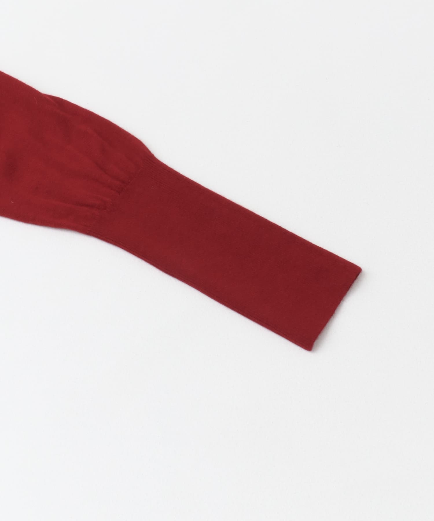 F by ROSSO　ウォッシャブル抗ピルタートルニット RED FREE