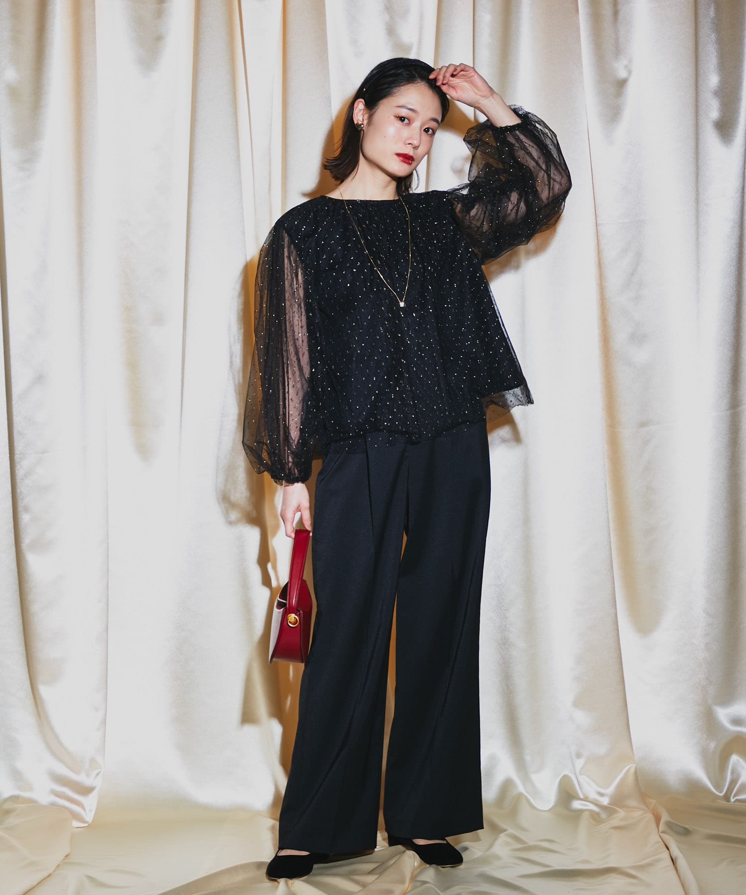 身長：163cm サイズ：FREE