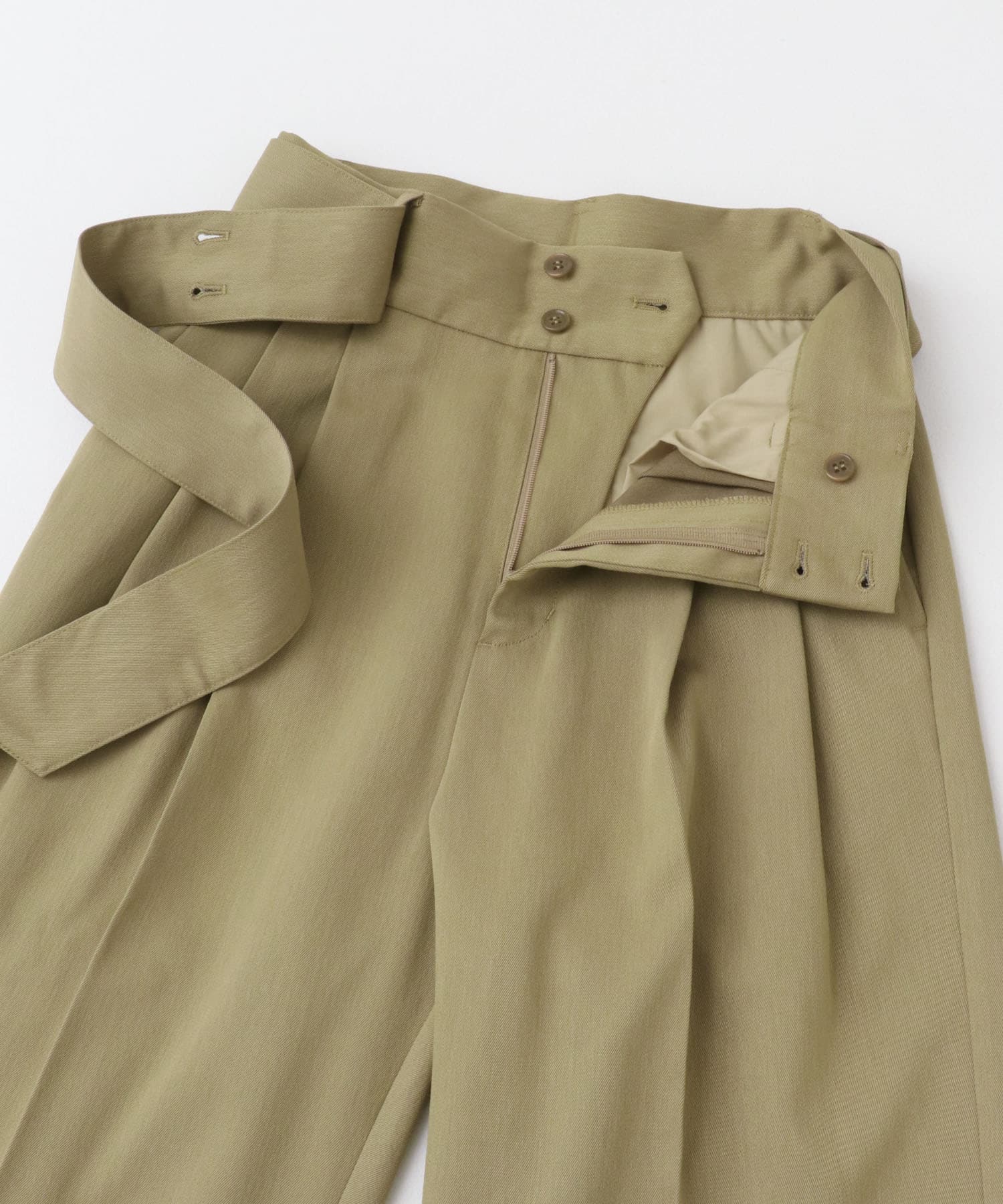 ベルトパンツ beige 36