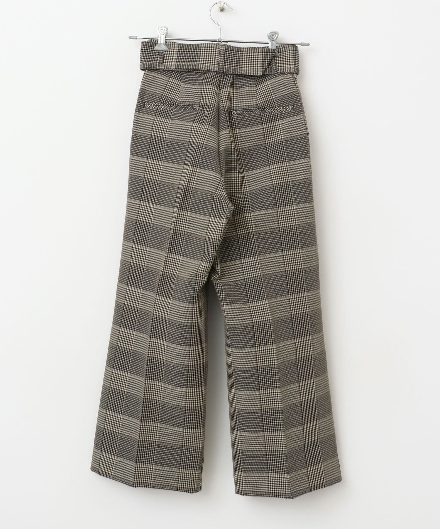 チェックベルトパンツ blackcheck 36