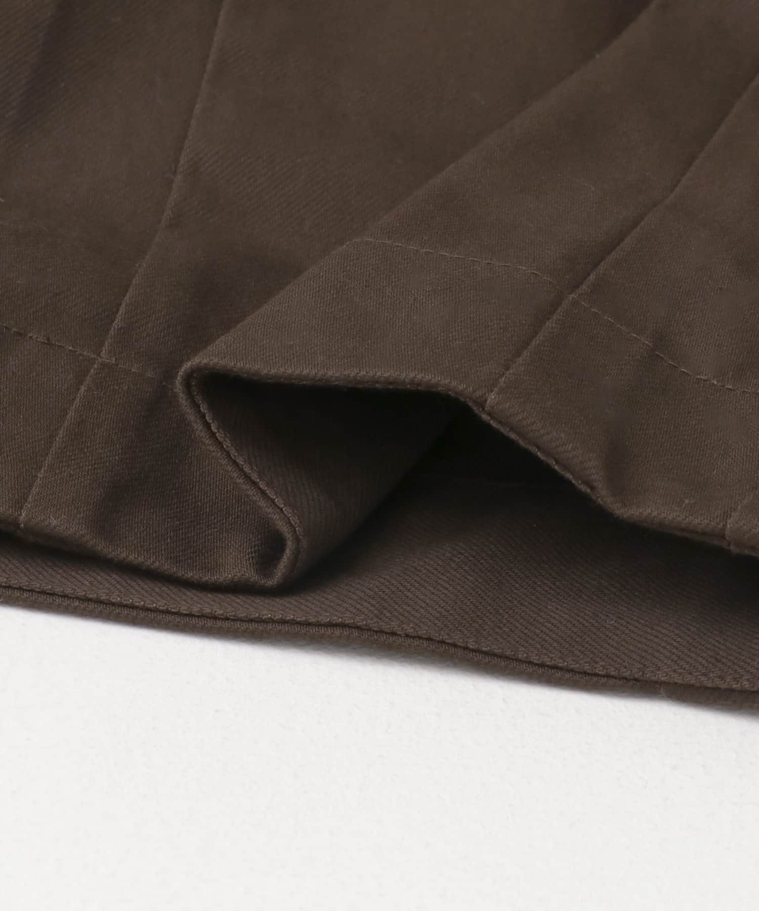 タックカーブパンツ brown 36