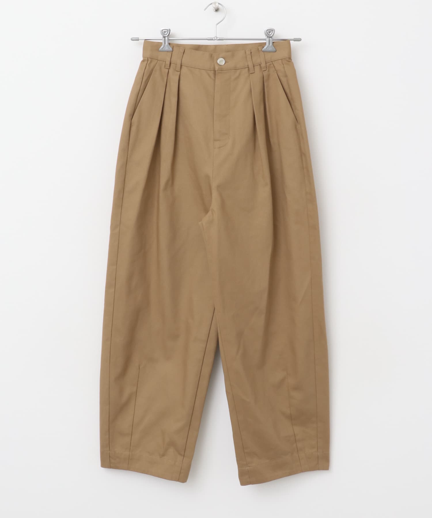 タックカーブパンツ camel 36