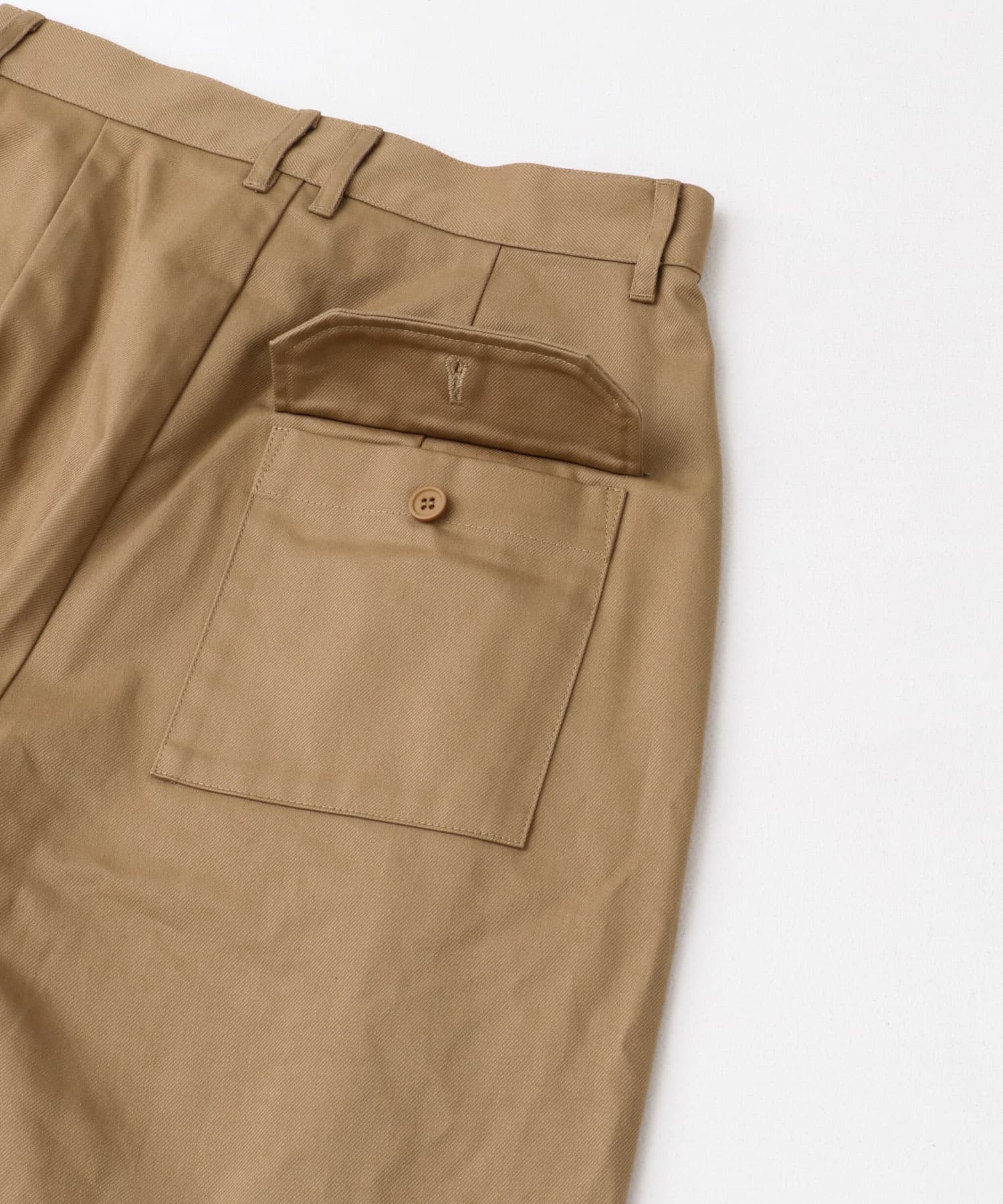 タックカーブパンツ camel 36