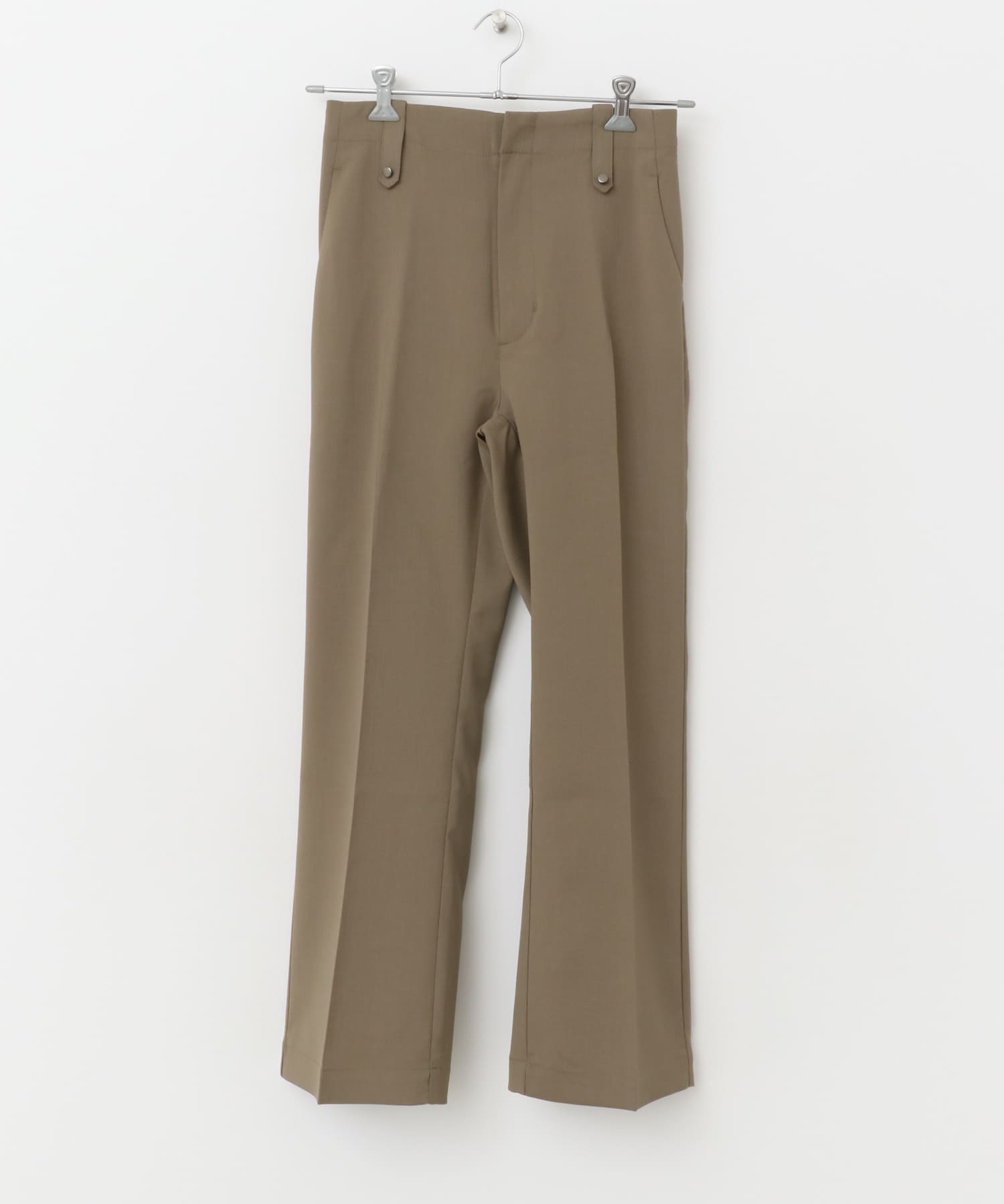 ウォッシャブルフレアパンツ BEIGE 36
