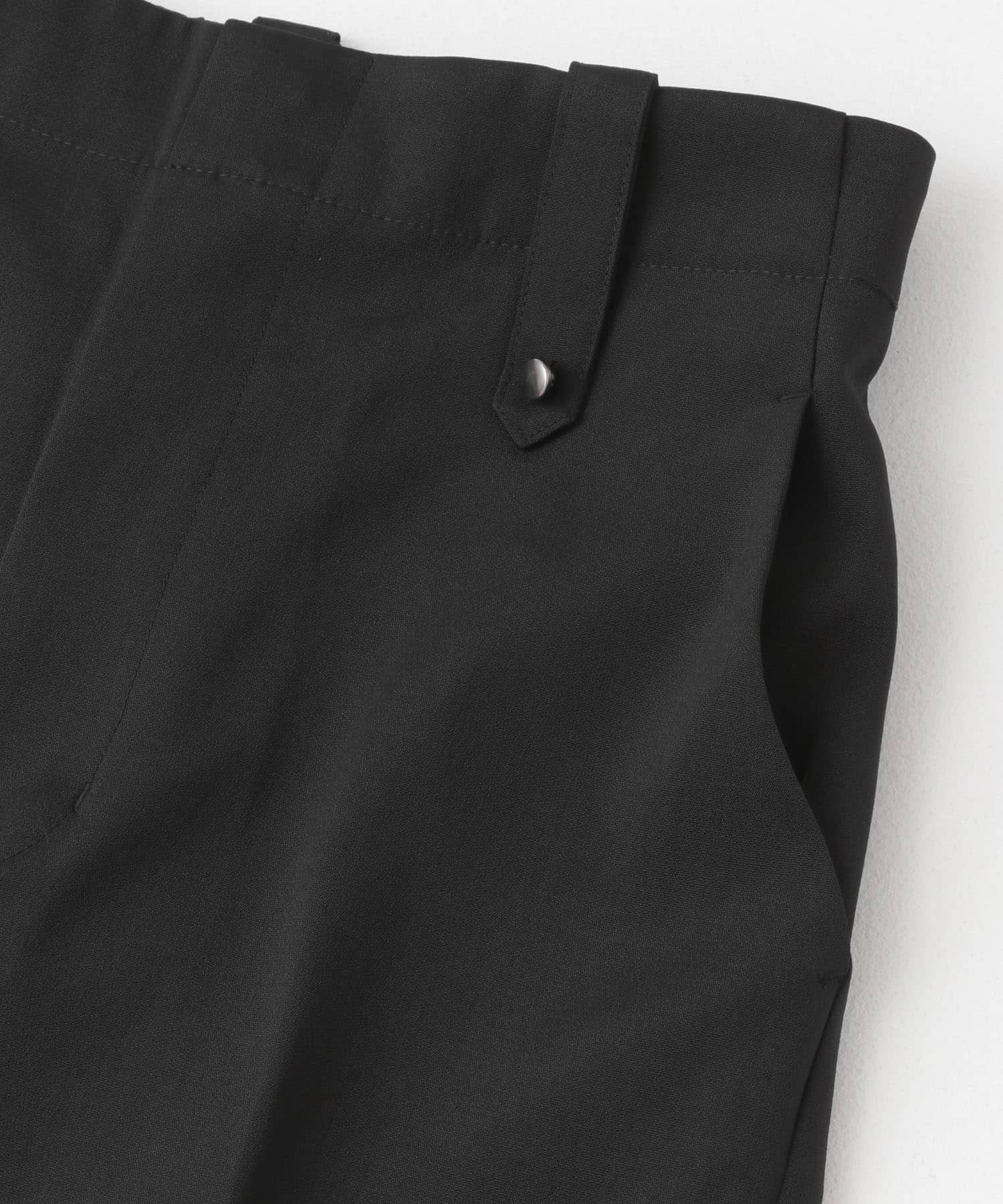 ウォッシャブルフレアパンツ BLACK 36