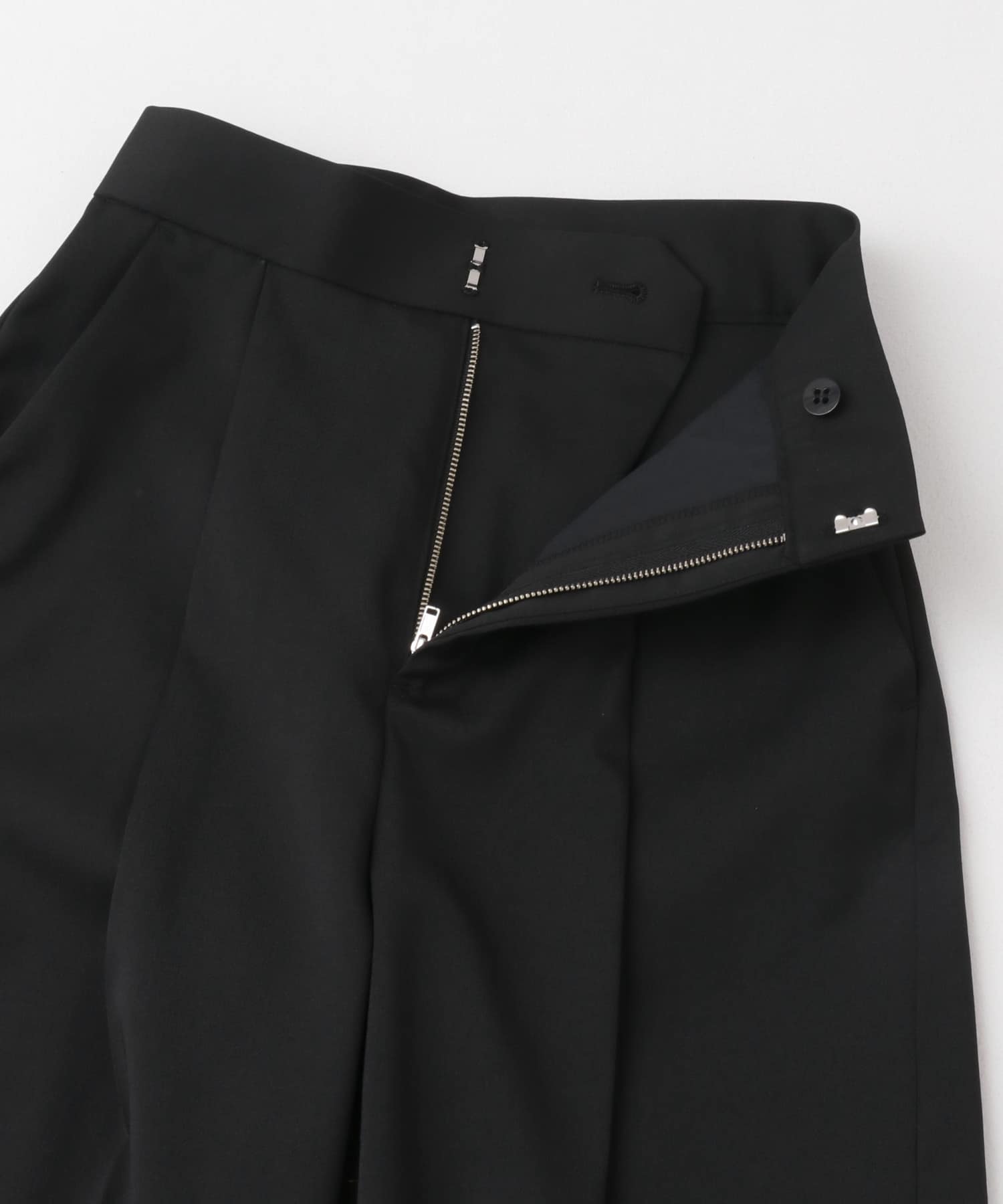 ハイウエストワイドスラックス BLACK 34